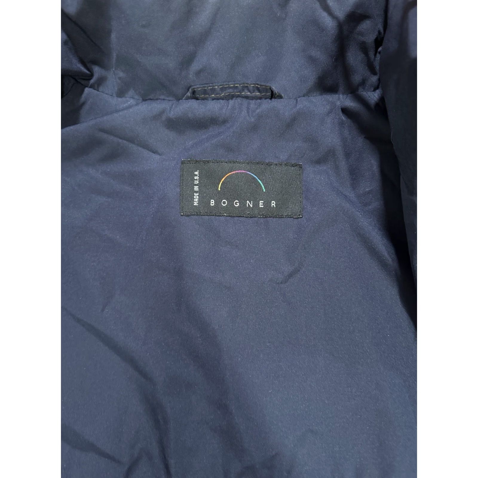 Bogner VINTAGE Bogner Jacket Windbreaker Ski Nylon Down Blue 46 Made In USA Zipper Puffer RiRi Logo Lined Oversized Mens WomenS Size US S / EU 44-46 / 1 - 7 Thumbnail