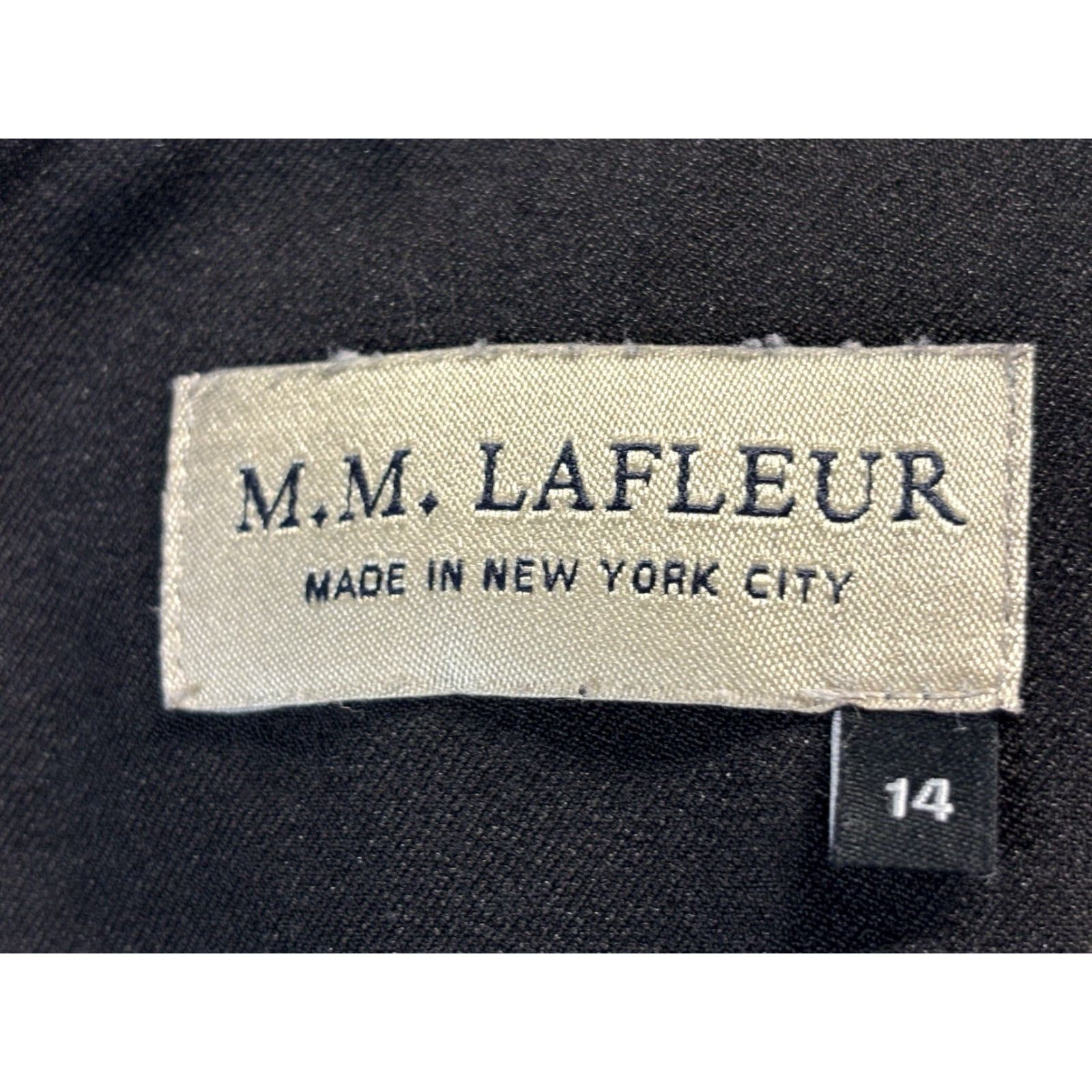 M.M.LaFleur MM Lafleur Classic Sheath Dress Women’s 14 Black Flex Stretch Career Capsule Size XL / US 12-14 / IT 48-50 - 6 Thumbnail
