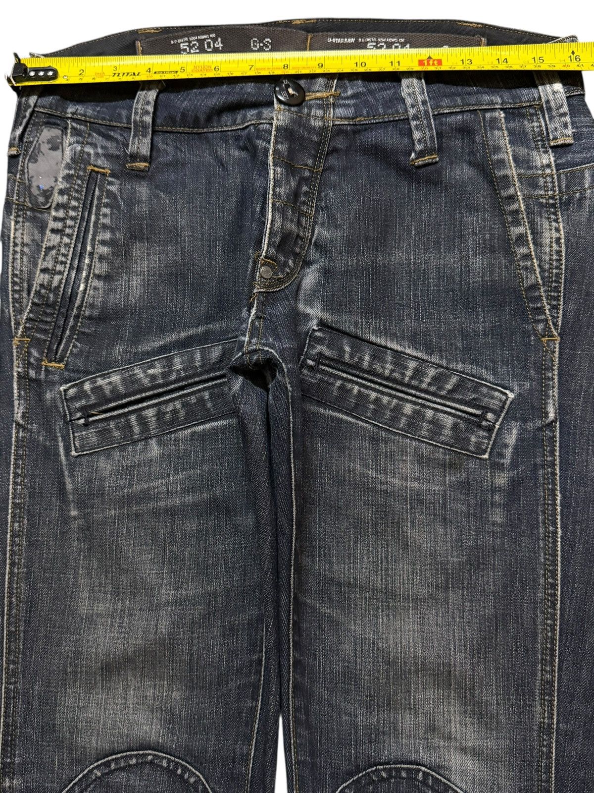 G-Star Vintage 90s G-Star Faded Wash Avant Garde Tactical Straight Size US 31 - 7 Thumbnail