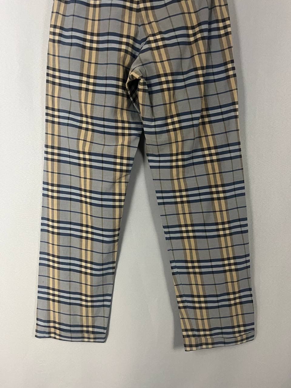 Burberry Burberry Nova Check Pants Blue Classic Size US 34 / EU 50 - 8 Thumbnail
