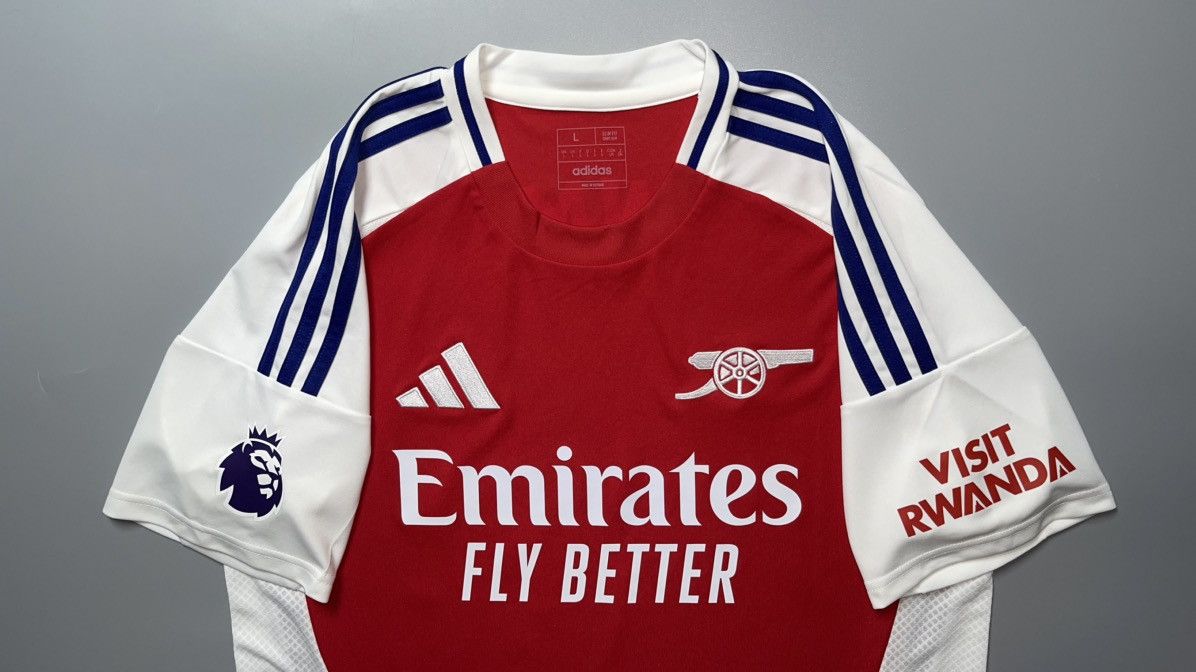 Vintage ARSENAL ADIDAS 2024/2025 FOOTBALL HOME JERSEY #48 DOWMAN Size US L / EU 52-54 / 3 - 3 Thumbnail