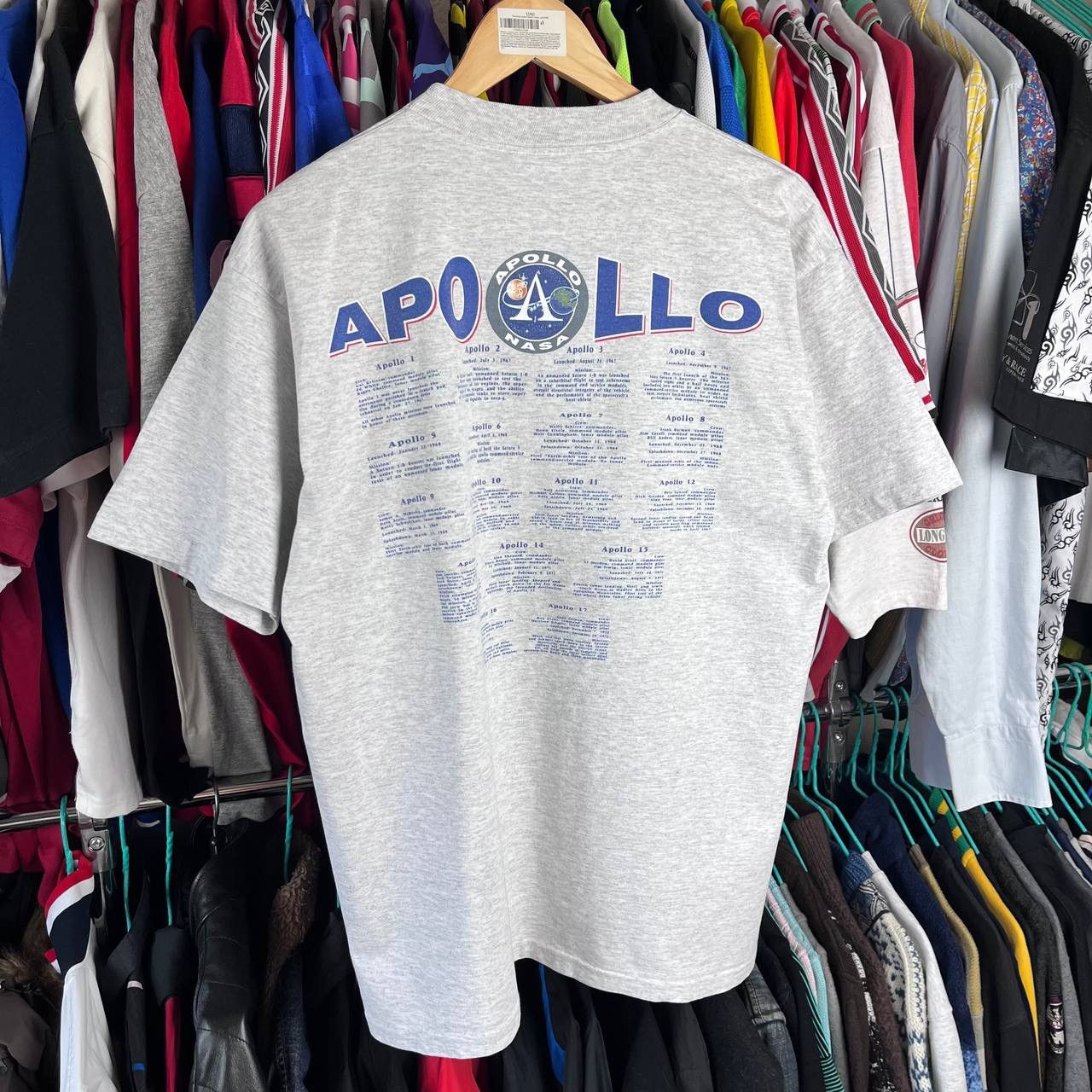 NASA × Vintage Vintage 1972 NASA Apollo Tshirt Moon Space Center Size L Size US L / EU 52-54 / 3 - 2 Thumbnail
