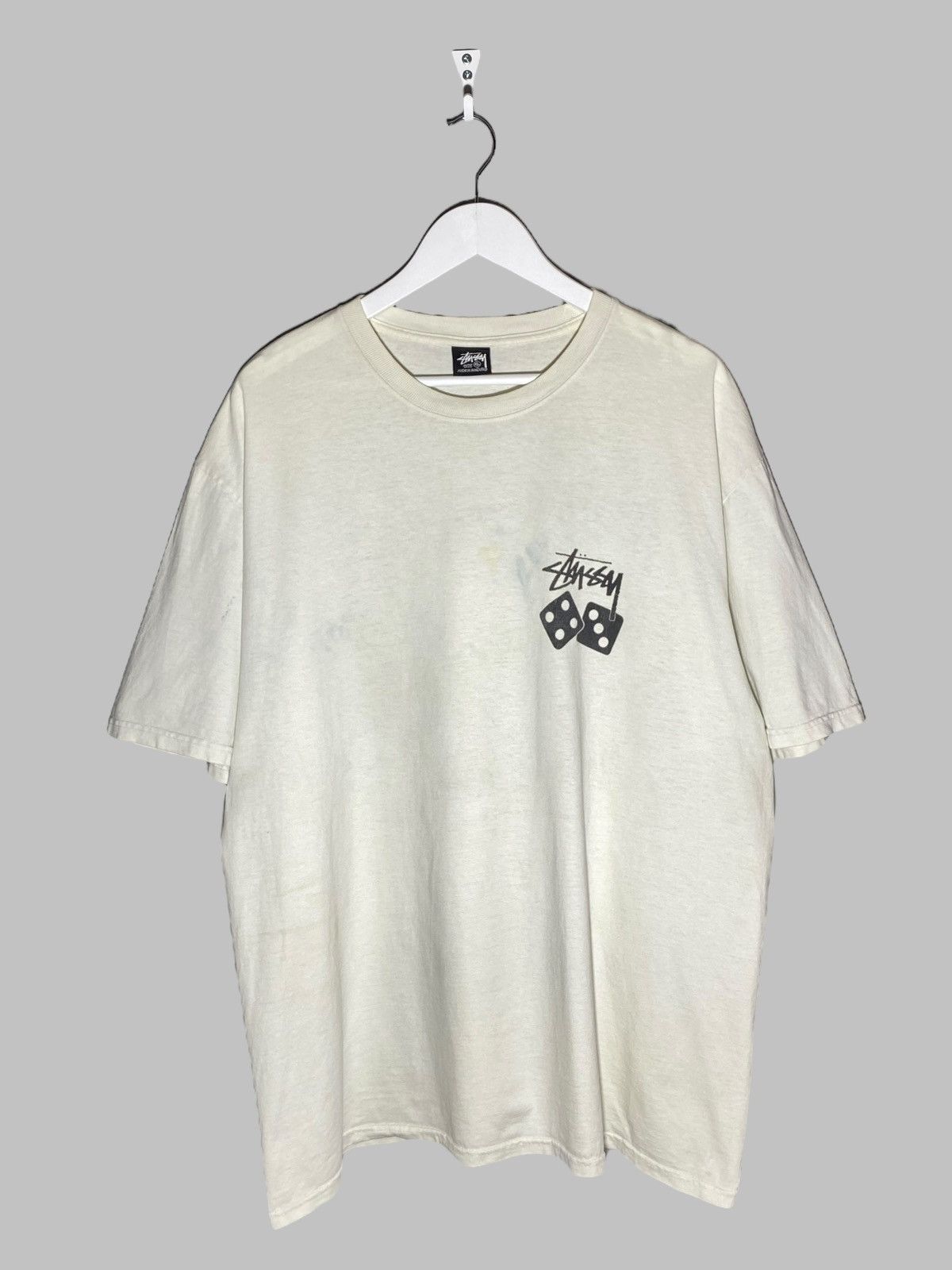 STUSSY VINTAGE DICE TEE STREET SKATE NYC OG STYLE