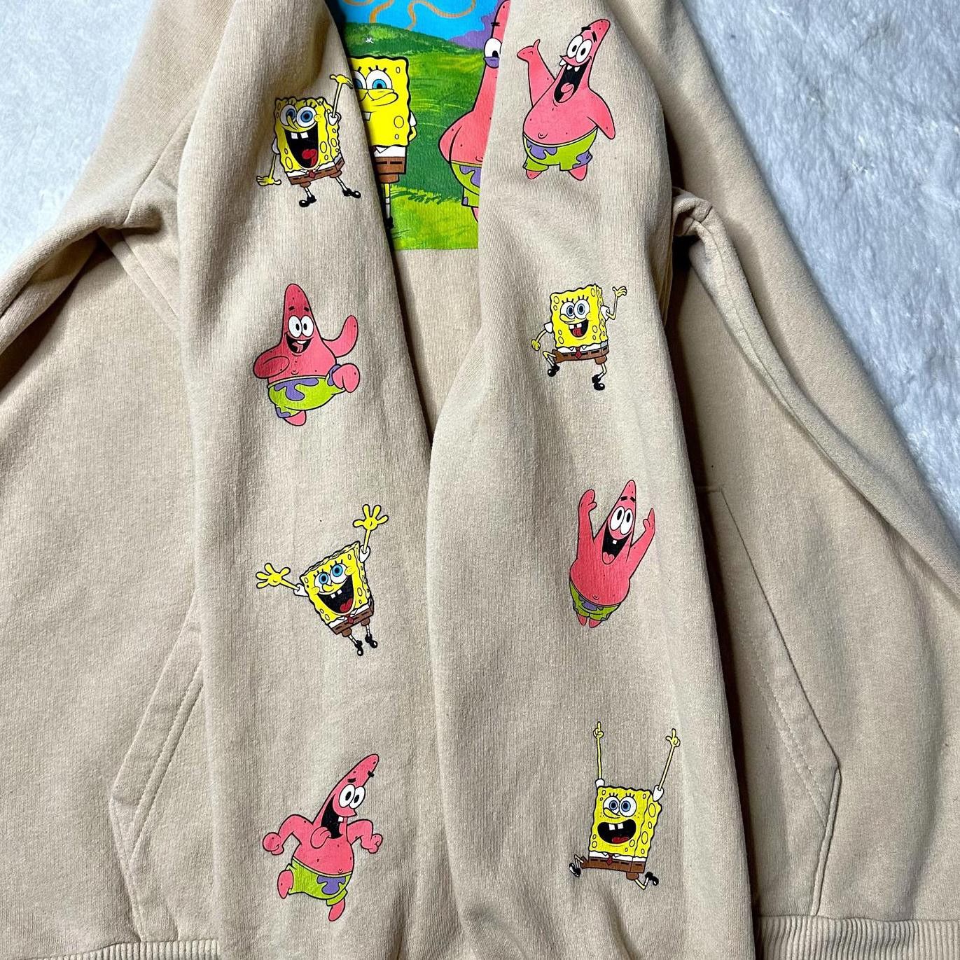 Nickelodeon Nickelodeon Sponge Bob Patrick Graphic Hoodie Tan Unisex M Size US M / EU 48-50 / 2 - 5 Thumbnail