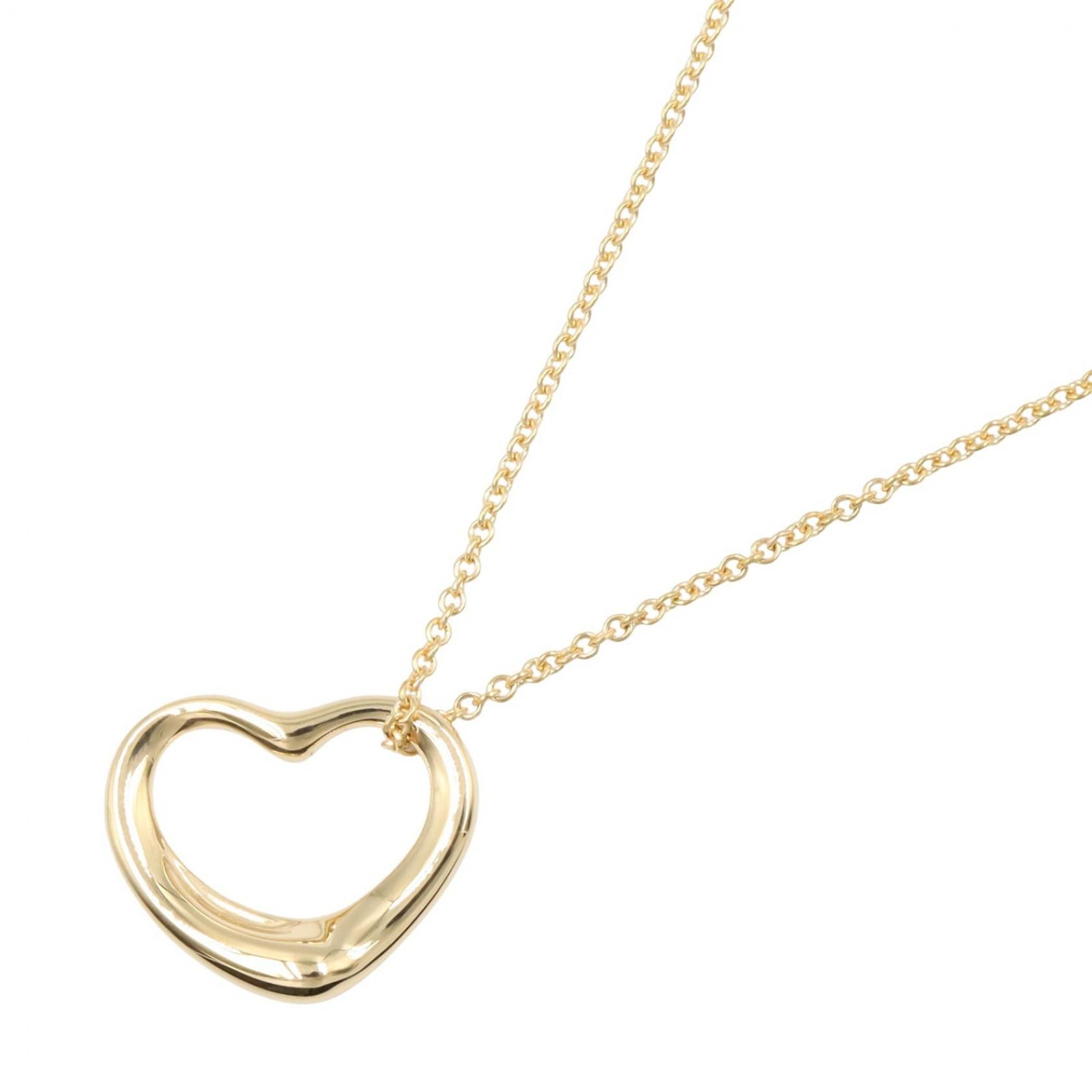 Tiffany & Co. Tiffany & Co. Tiffany & Co. Open Heart Au750 Necklace Precious Metal Necklace DUTY FREE for USA Size ONE SIZE - 1 Thumbnail