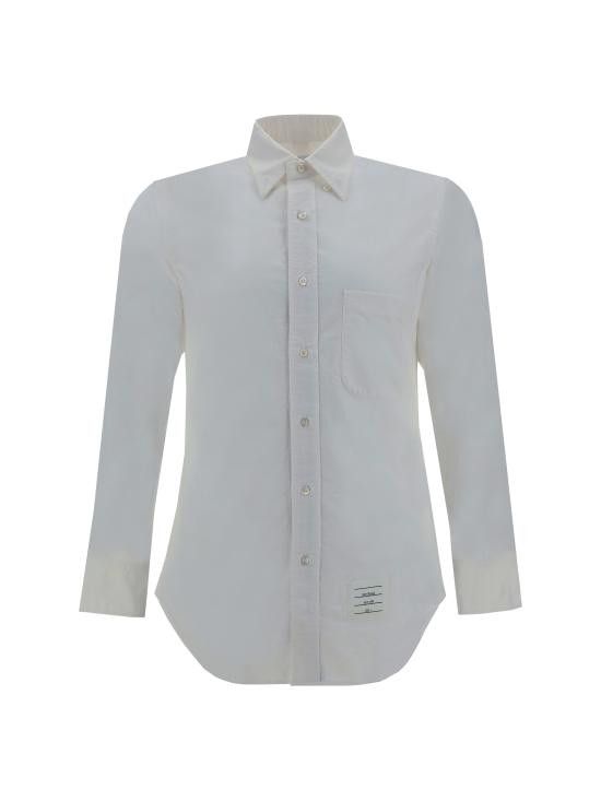 Thom Browne THOM BROWNE Men Long Tops MWL010EF0313 100 WHITE Size US M / EU 48-50 / 2 - 1 Thumbnail
