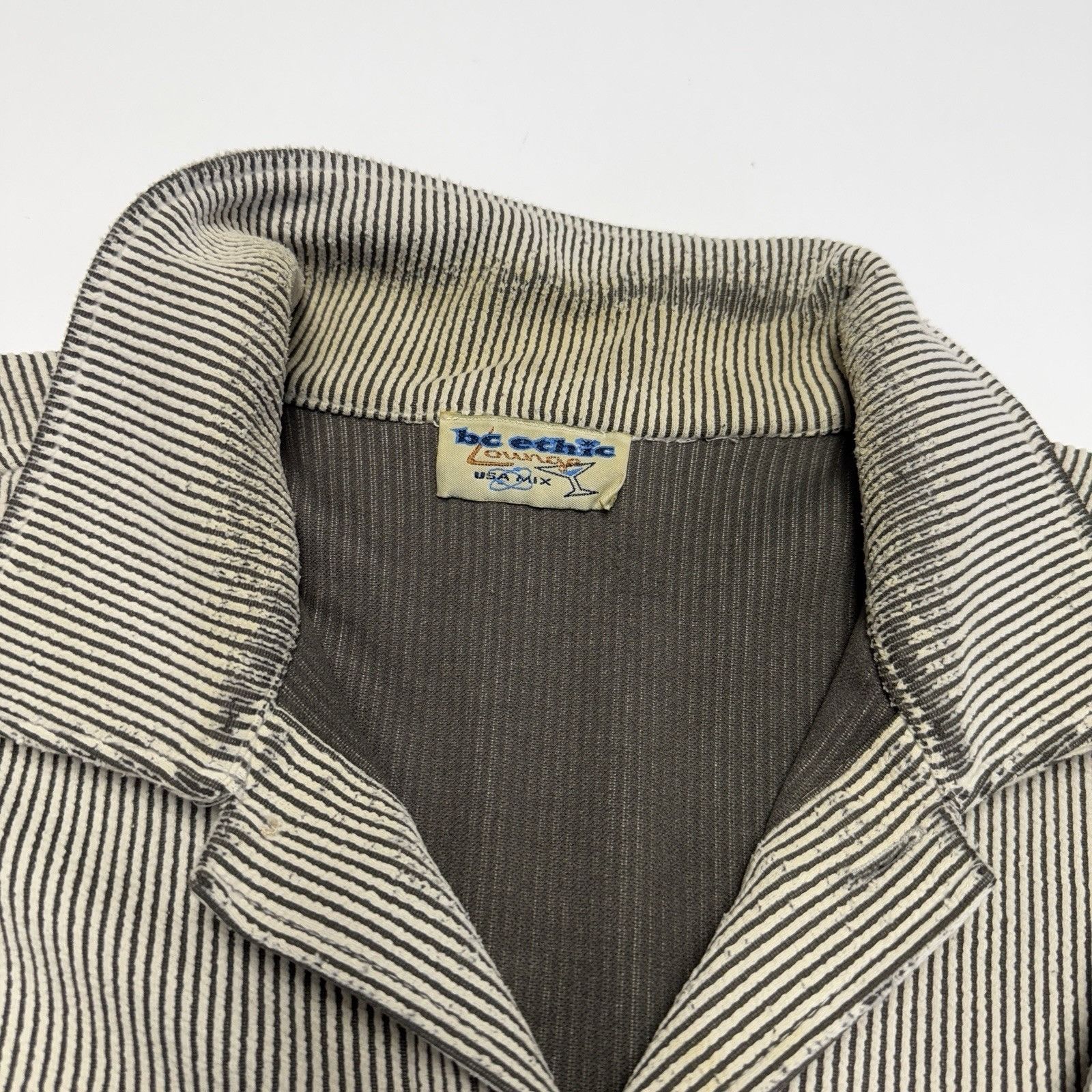 Bc Ethic Vintage BC Ethic Lounge Shirt Men’s 2XL 26.5x29.5 Long Sleev Size US XXL / EU 58 / 5 - 13 Thumbnail