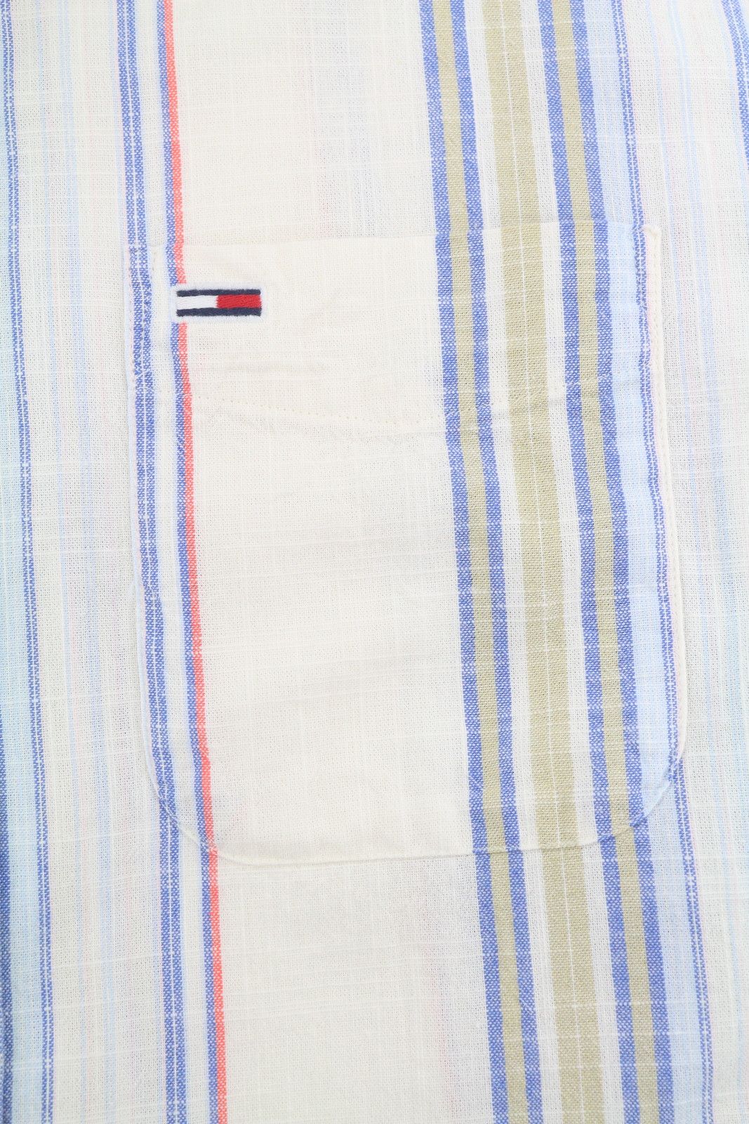 Tommy Hilfiger REG SLUB STRIPE S Colourful Short Sleeve 87690 Size US S / EU 44-46 / 1 - 7 Thumbnail