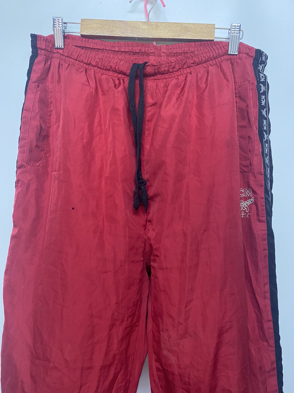 MCM Vintage MCM Sidetape Logo Track Pant Size US 32 / EU 48 - 5 Thumbnail
