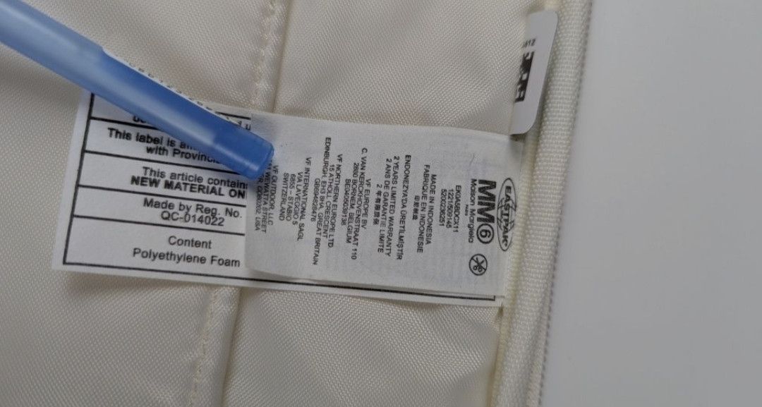 Maison Margiela Maison Margiela Off-White Eastpak Oversize Poster Backpack Size ONE SIZE - 8 Thumbnail
