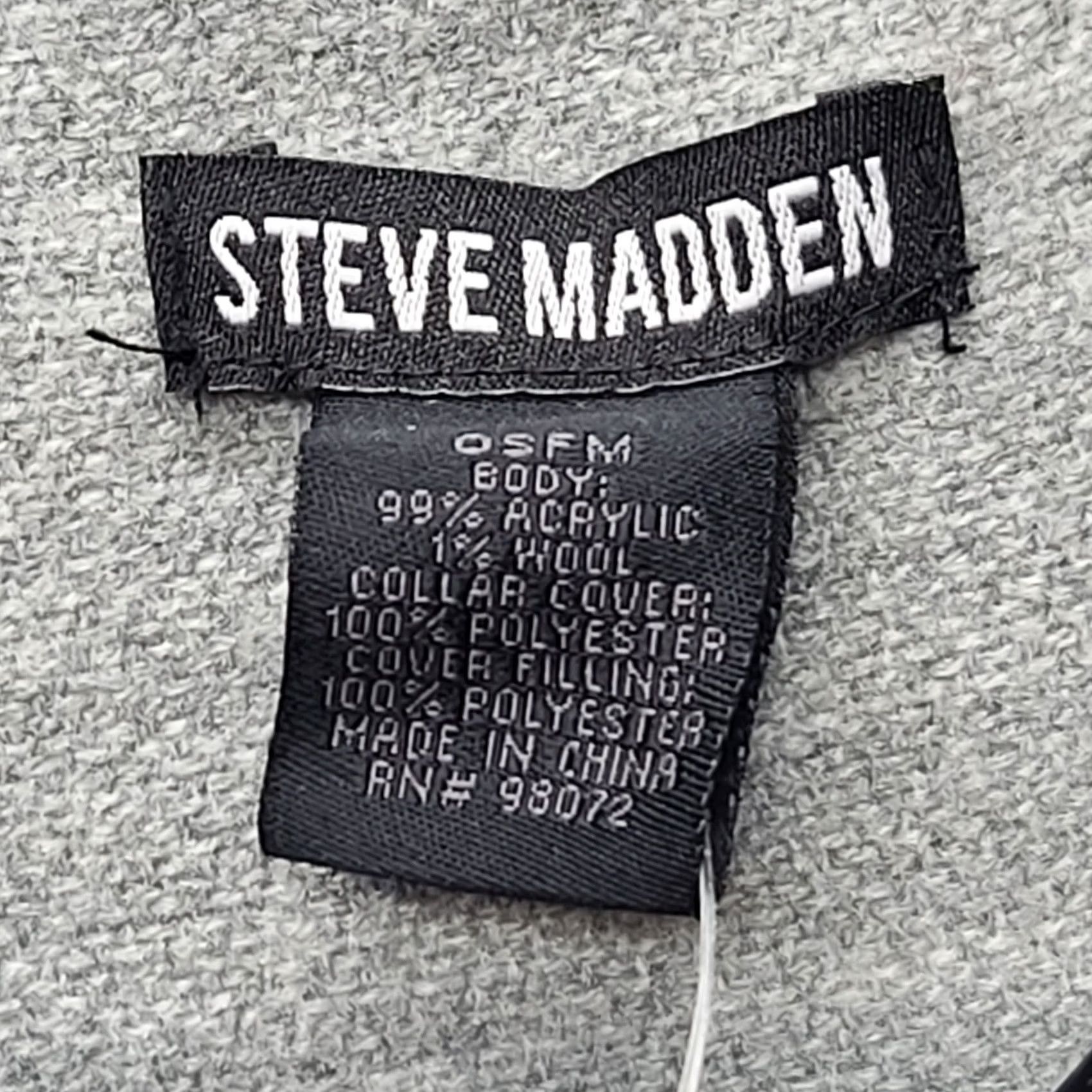 Steve Madden VINTAGE? (No) Steve Madden Cape Womens Poncho Shaw Sweater 1/4 Zip Designer Cottage Core Size ONE SIZE - 2 Thumbnail