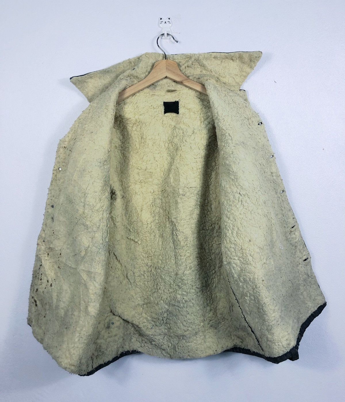 Sears Rare Vintage 80s Sears Roebucks Shearling Denim Jacket Size US XL / EU 56 / 4 - 10 Thumbnail