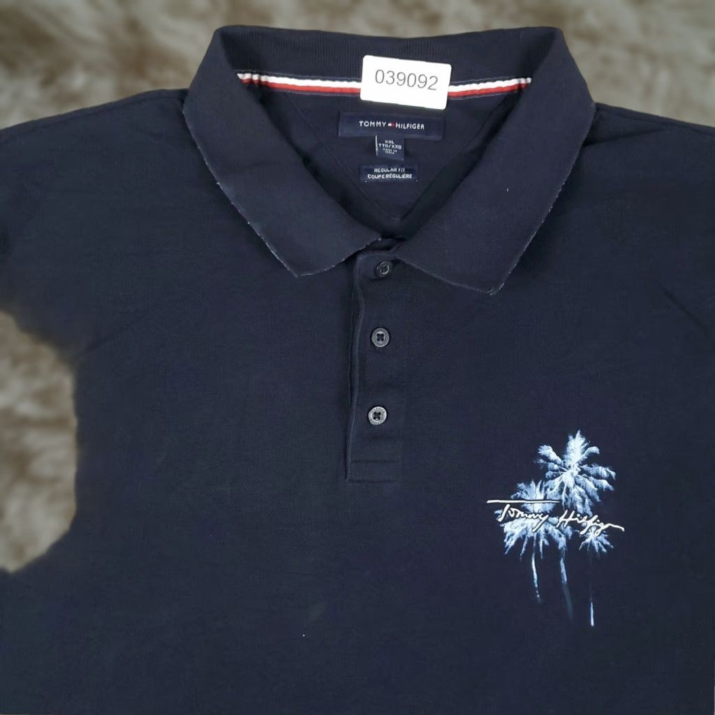Tommy Hilfiger Tommy Hilfiger Polo Shirt 2XL Navy Blue Men’s Casual Short Sleeve Size US XXL / EU 58 / 5 - 1 Thumbnail