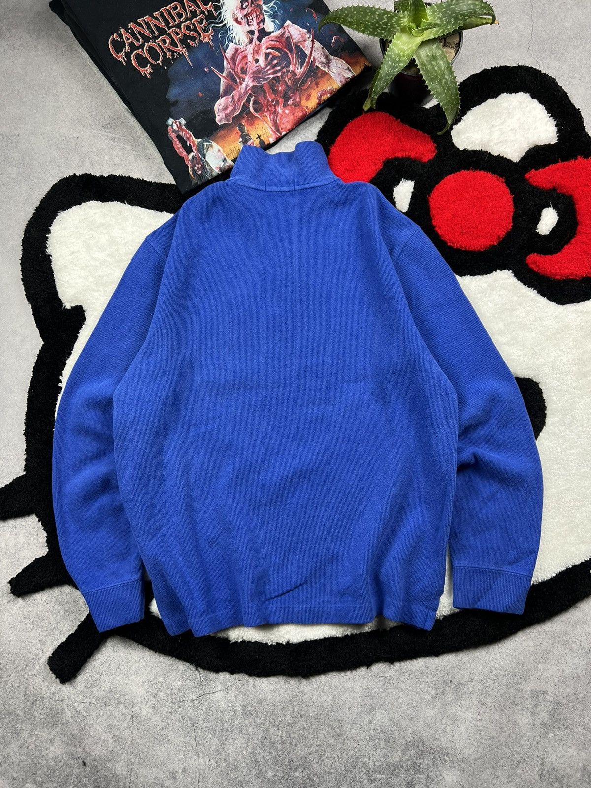 Ralph Lauren Vintage Polo Ralph Lauren Old Money Oversized 1/4 Sweatshirt Size US S / EU 44-46 / 1 - 9 Thumbnail