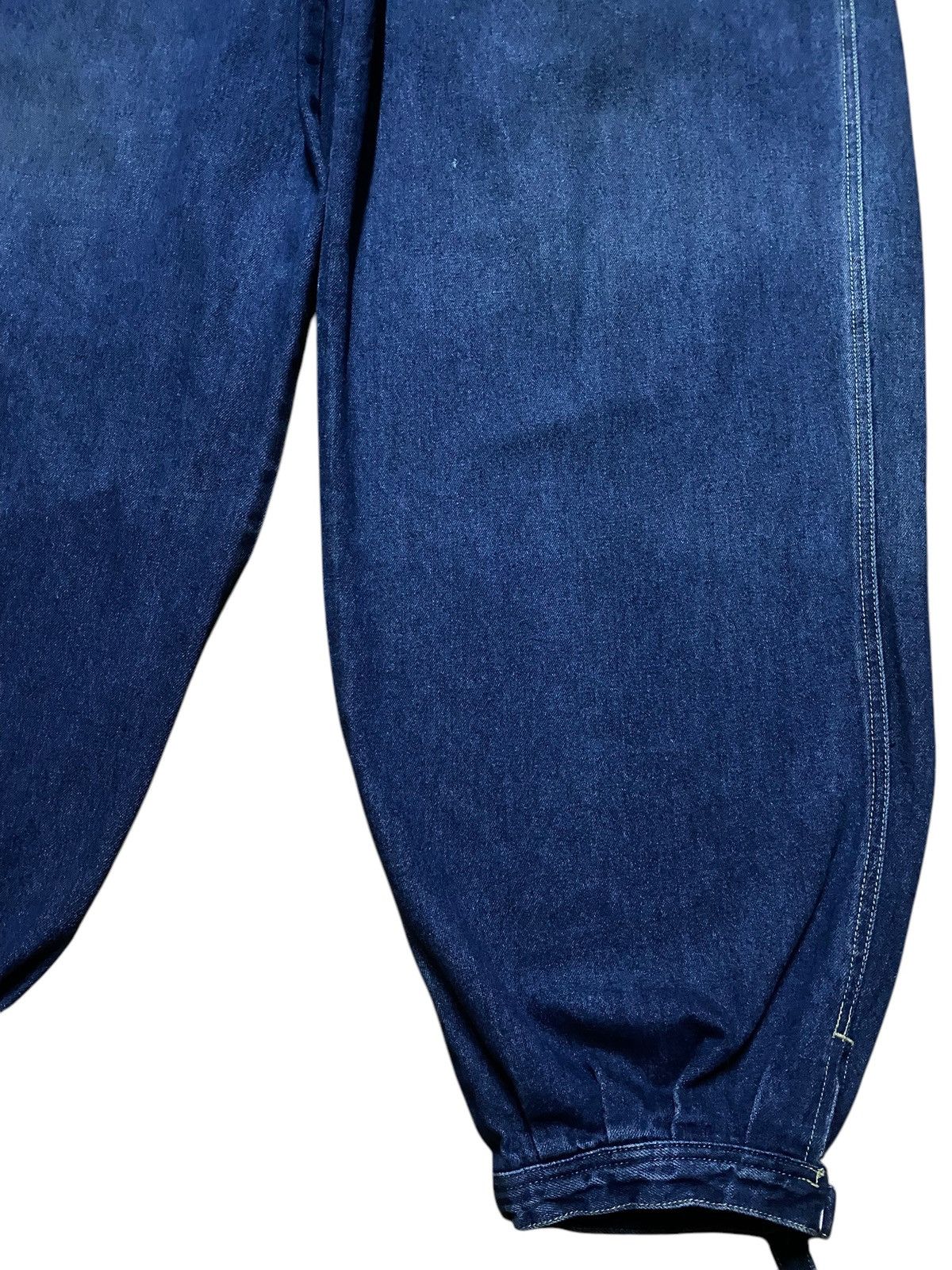 Japanese Brand Work Wear Japanese Brand Style Gin Wash Super Baggy Jeans Size US 37 - 6 Thumbnail