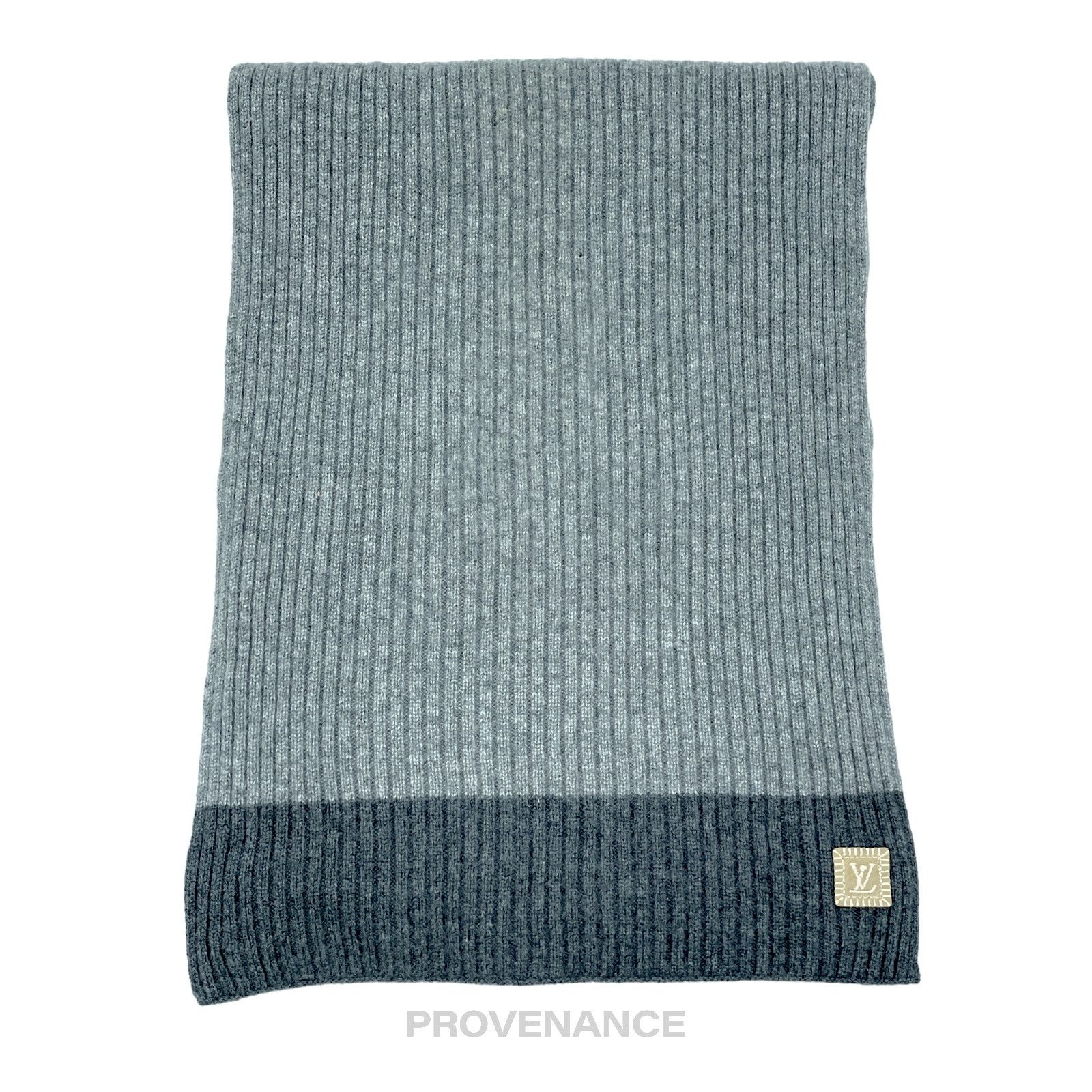 Louis Vuitton 🔴 Louis Vuitton Cashmere Scarf -Grey Size ONE SIZE - 2 Thumbnail
