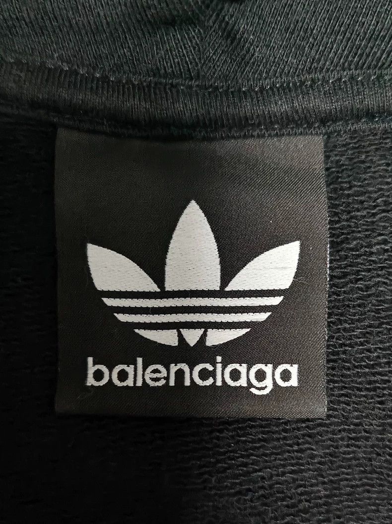 Balenciaga Balenciaga Adidas fashion show 23ss red and black hooded sw Size US XS / EU 42 / 0 - 4 Thumbnail