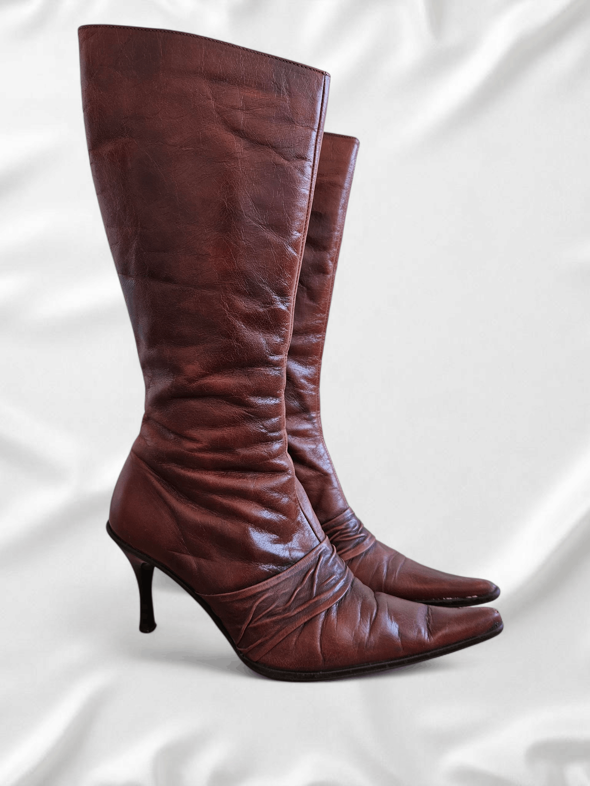 Vintage Vintage leather boots made in Italy Size US 8 / IT 38 - 2 Thumbnail
