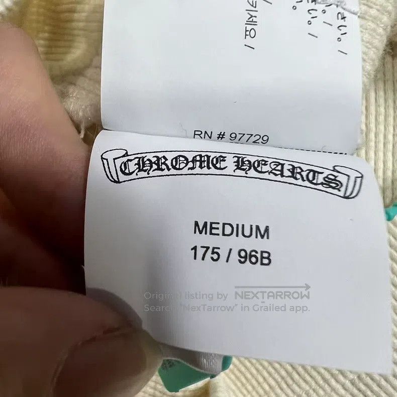 Chrome Hearts CHROME HEARTS Size M Croxin Waffle Three Silver Button Long Size US M / EU 48-50 / 2 - 6 Thumbnail