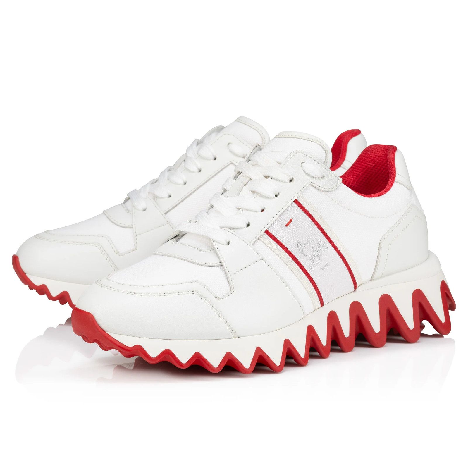 Christian Louboutin Donna Flat Platform Low Top Sneaker 40
