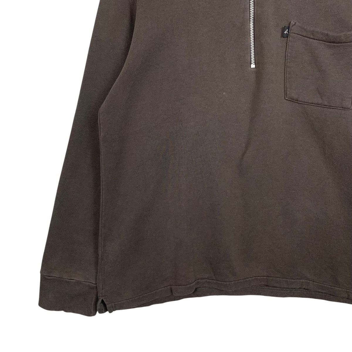 agnes b. AGNES B Half Zip Collared Single Pocket Sweatshirt #1607-C72 Size US M / EU 48-50 / 2 - 3 Thumbnail