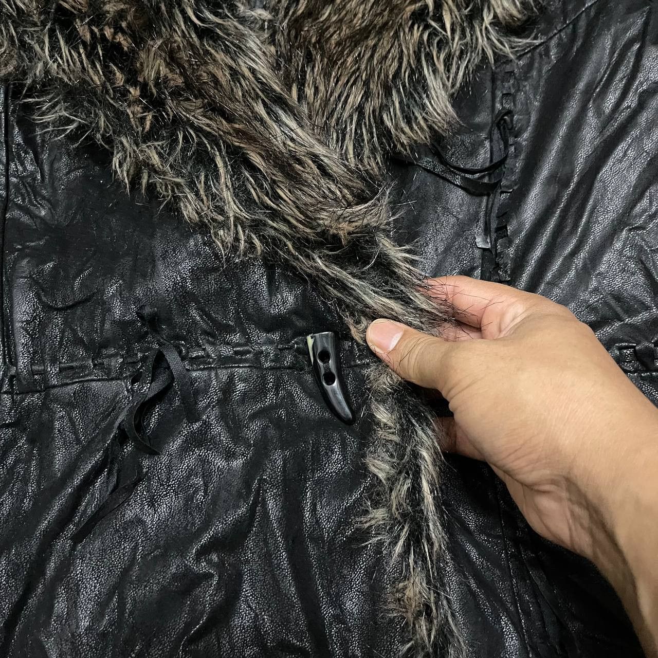 Japanese Brand Marylester Fur Jacket like if six was nine lgb hysterics Size US M / EU 48-50 / 2 - 10 Thumbnail