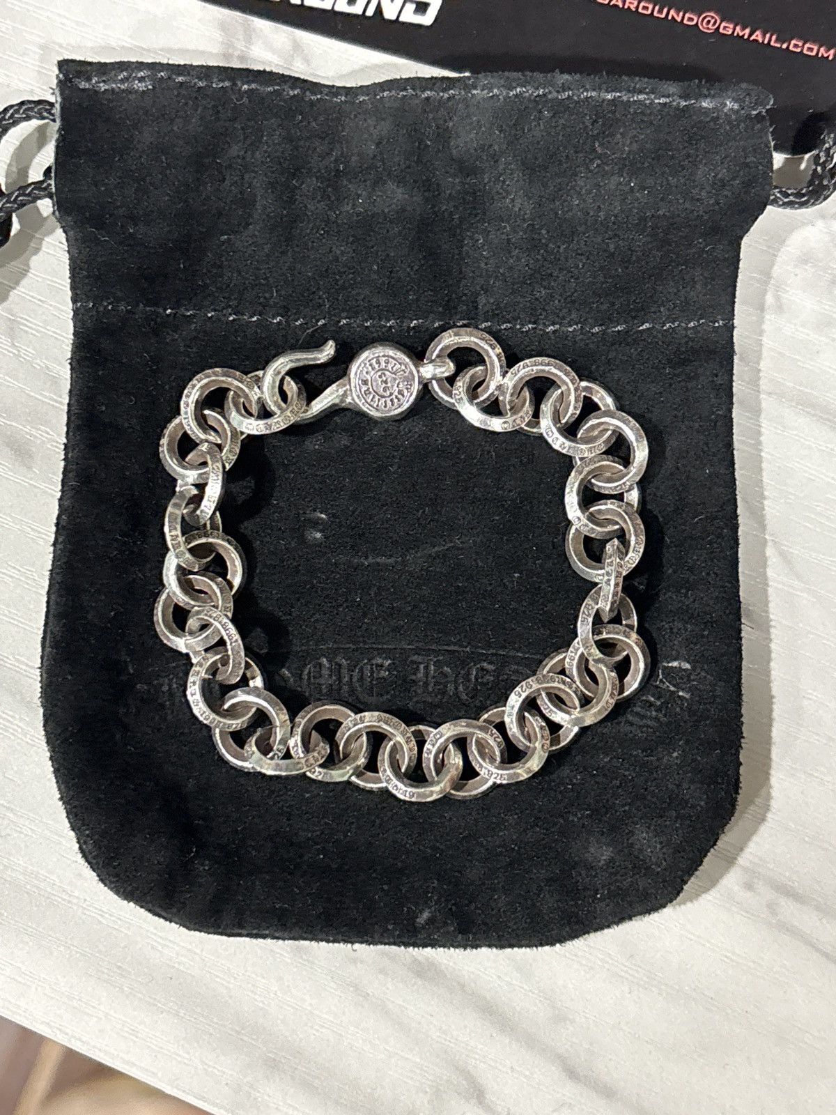 Chrome Hearts Chrome Hearts Single B Ring Bracelet Size ONE SIZE - 3 Thumbnail