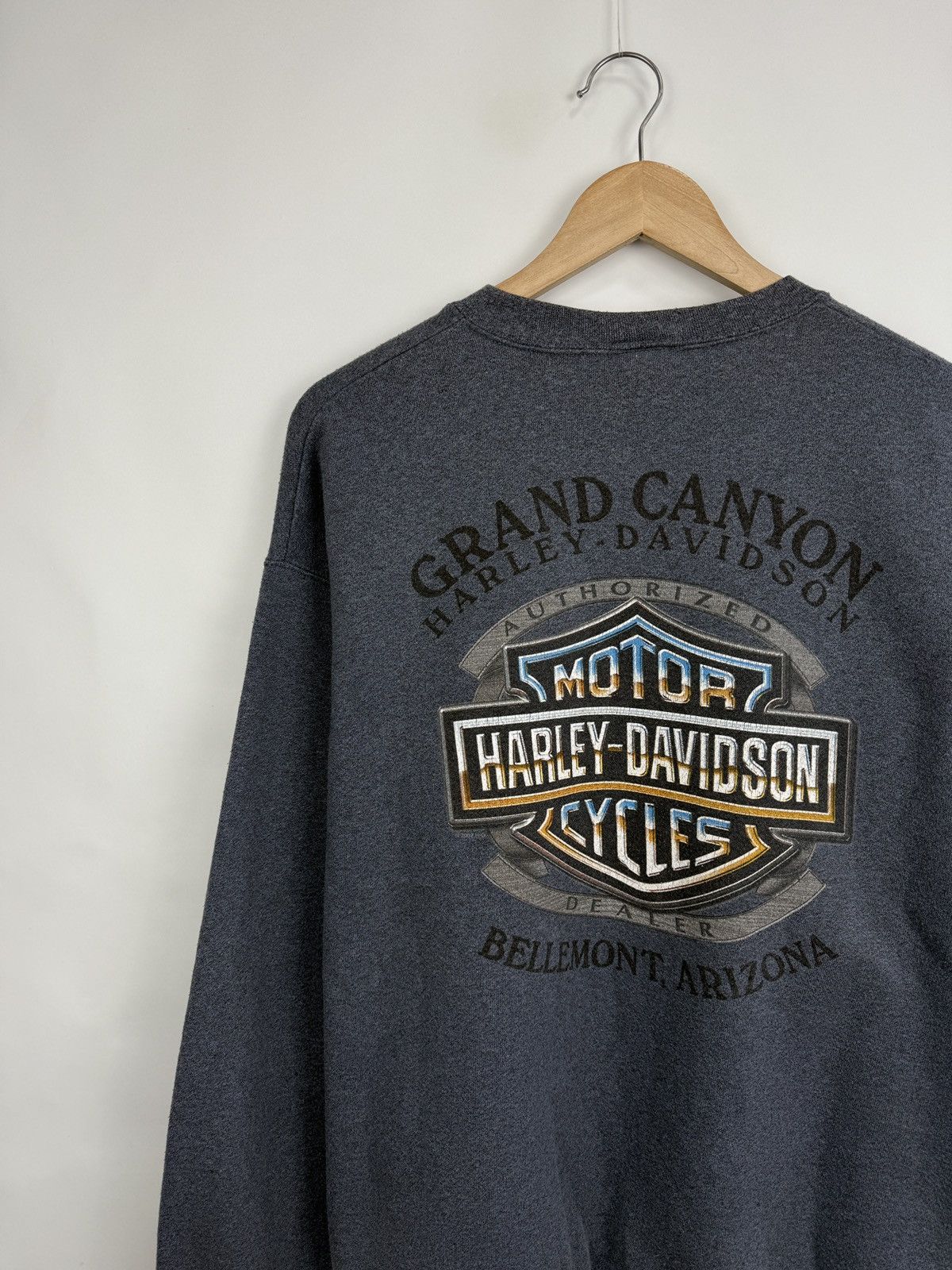 Harley Davidson 🇺🇸Vintage Y2K Harley Davidson Grand Canyon Arizona Sweatshirt Size US L / EU 52-54 / 3 - 3 Thumbnail