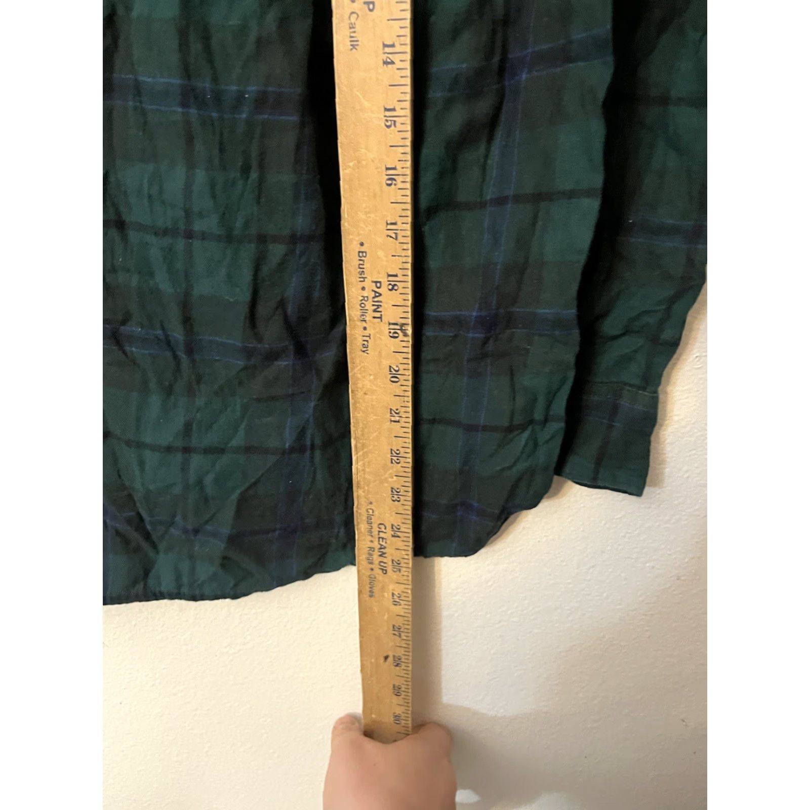 Old Navy Old Navy Button-Up Plaid Shirt Women’s XS Green Blue Casual Classic Size XS / US 0-2 / IT 36-38 - 4 Thumbnail