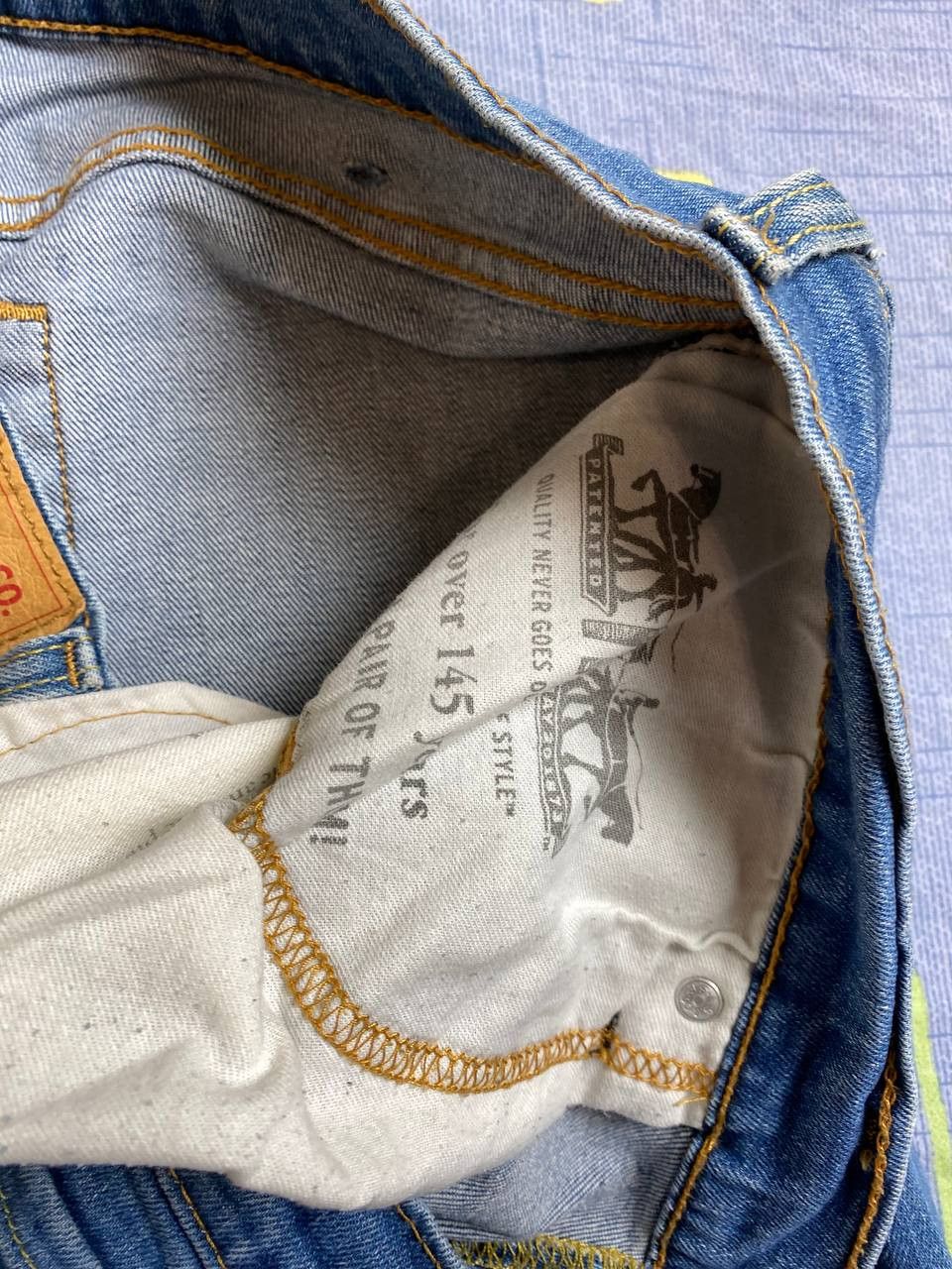 Jean × Levi's × Vintage Vintage Levis Jeans Distressed Denim Size US 38 / EU 54 - 16 Thumbnail