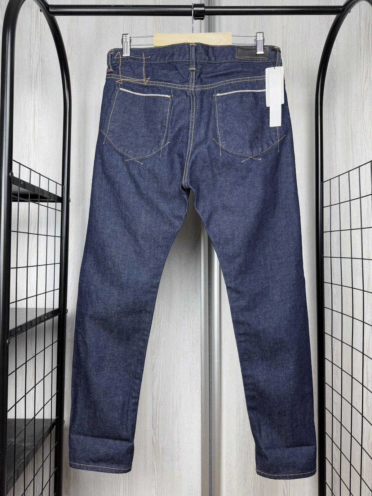 KURO KURO dempsey wide tapered ankle length indigo one wash jeans Size US 30 / EU 46 - 1 Thumbnail