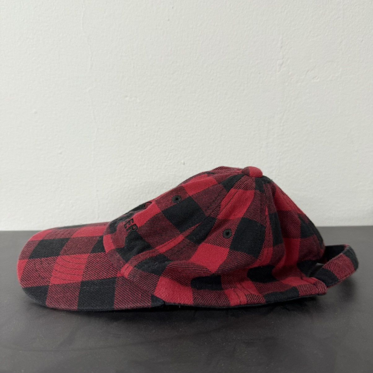 Other Back Number Japan Flannel Balenciaga Style 6 Panel Cap Size ONE SIZE - 3 Thumbnail