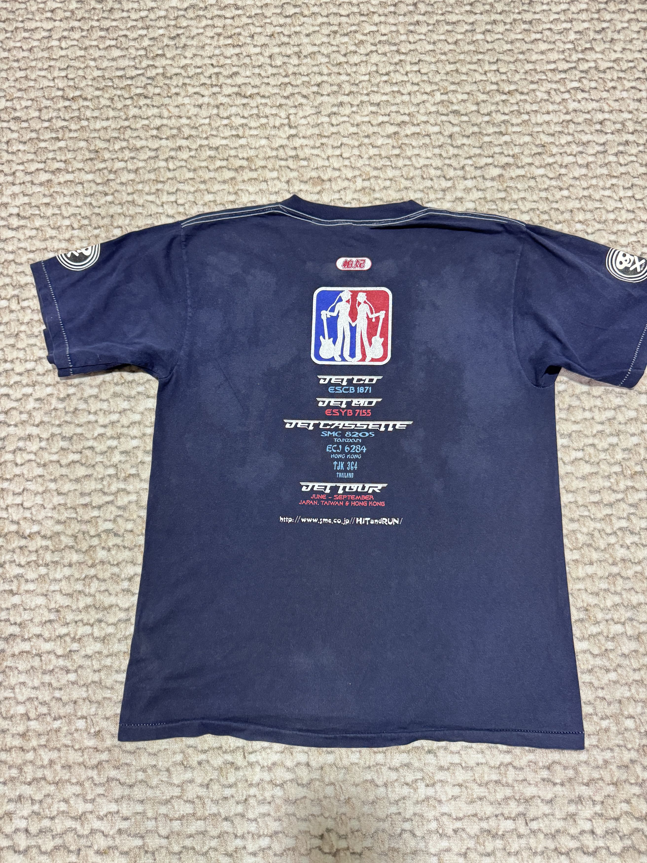 Japanese Brand Vintage 90's Jet Band Japan Tour Distressed T shirt Size US M / EU 48-50 / 2 - 2 Thumbnail