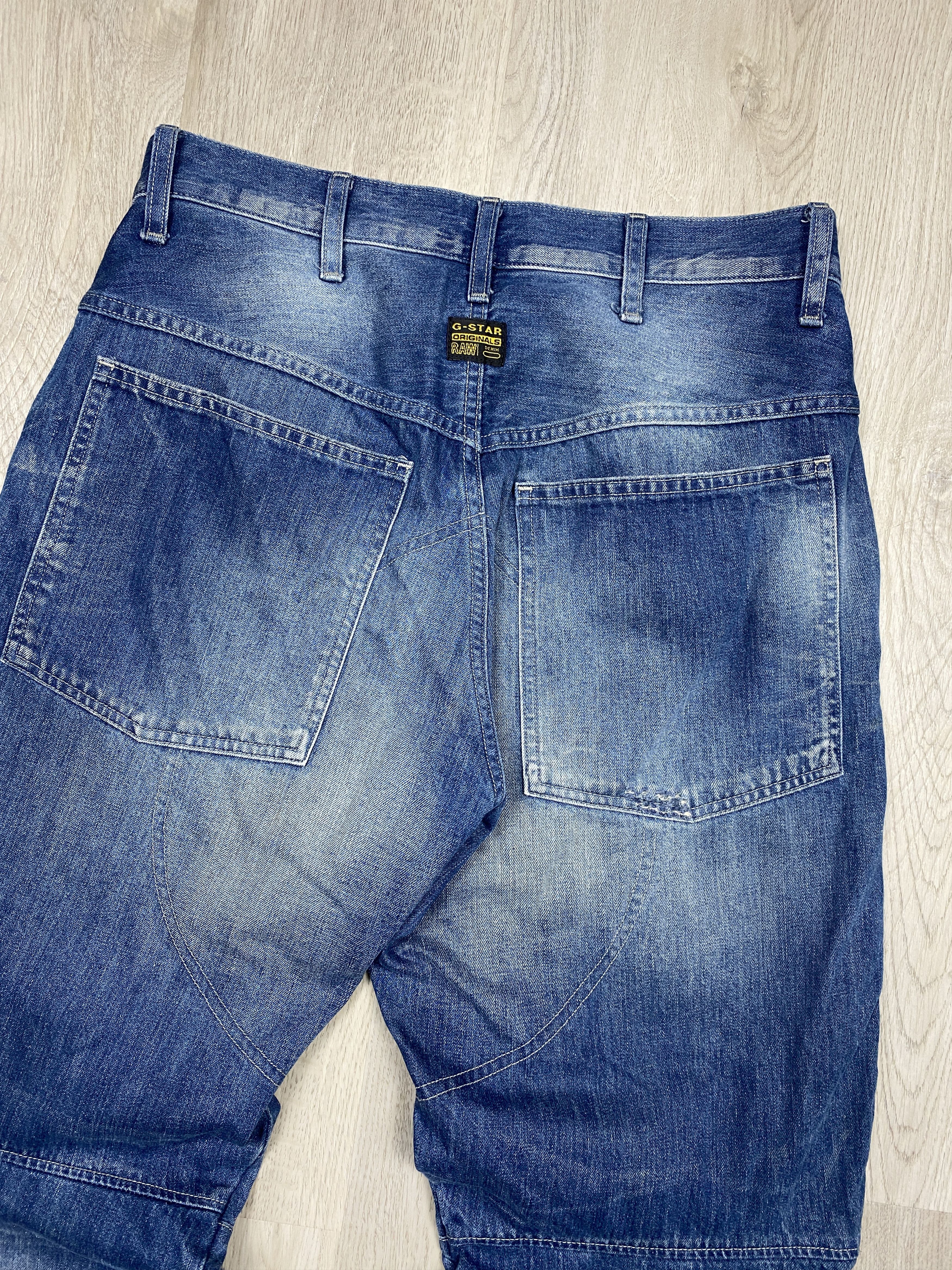 G-Star G Star Raw 5620 Vintage Denim Double Knee Pants Loose Jeans Size US 32 / EU 48 - 9 Thumbnail