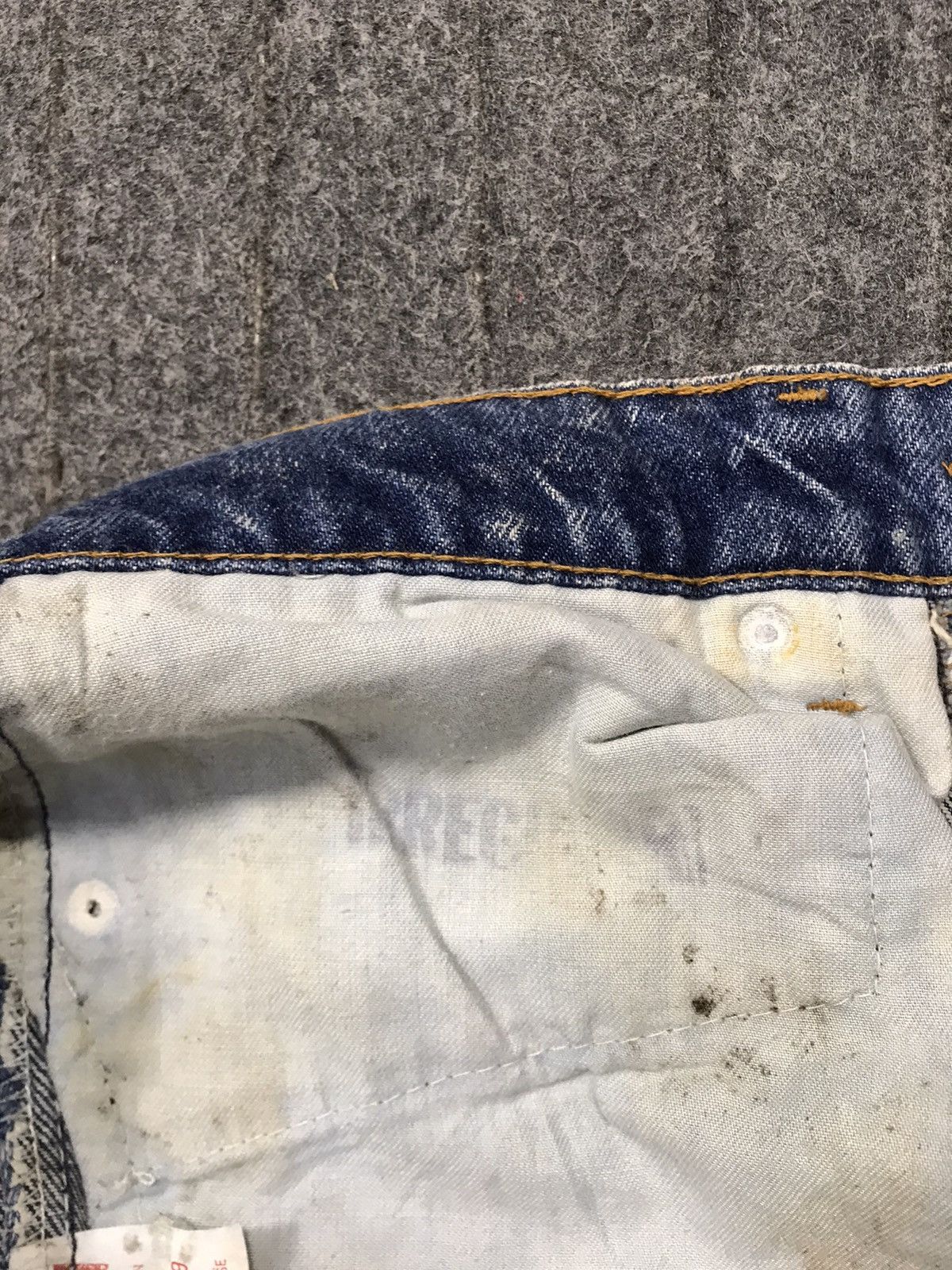 Levi's Vintage Clothing Levi's Lot 505 Zipper Indigo Denim Cu Acid Wash Size US 29 - 7 Thumbnail