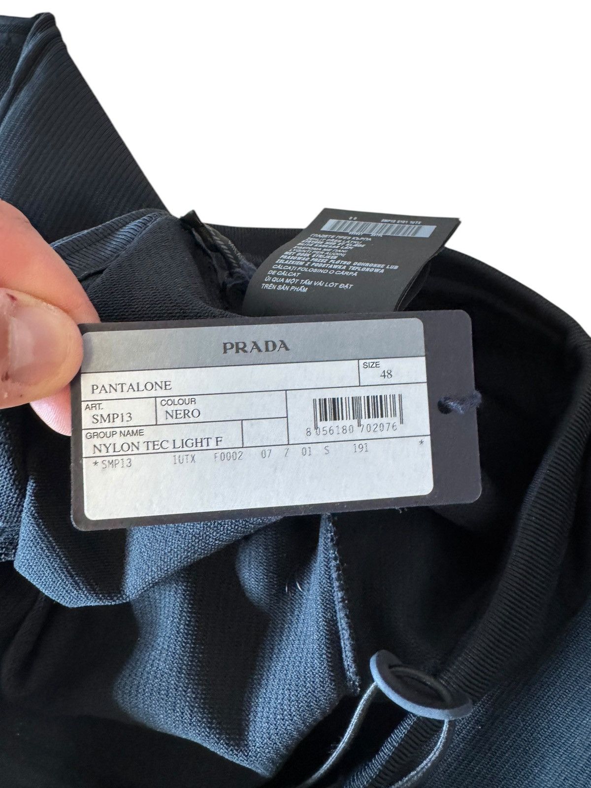 Prada Prada Linea Rossa Men’s Nylon Tec Light F Pants Black Size US 32 / EU 48 - 6 Thumbnail
