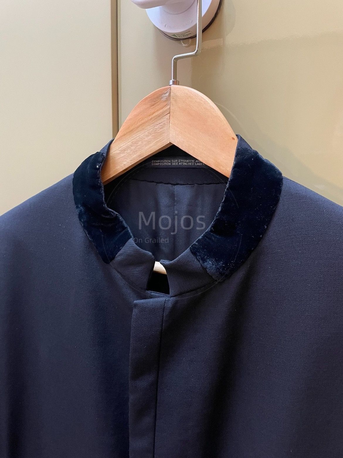 Yohji Yamamoto Yohji Yamamoto Pour Homme 94AW Velvet Neck Trench Coat-2508 Size US M / EU 48-50 / 2 - 4 Thumbnail