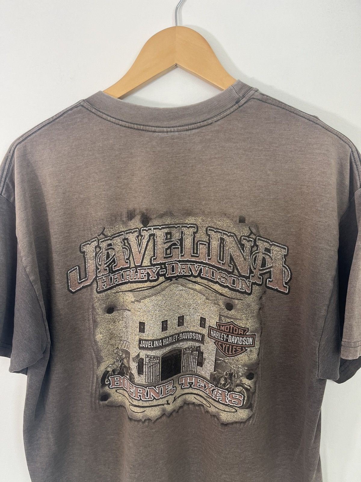 Vintage Harley Davidson Road Hog Sun Faded Distressed Tee Size US L / EU 52-54 / 3 - 5 Thumbnail