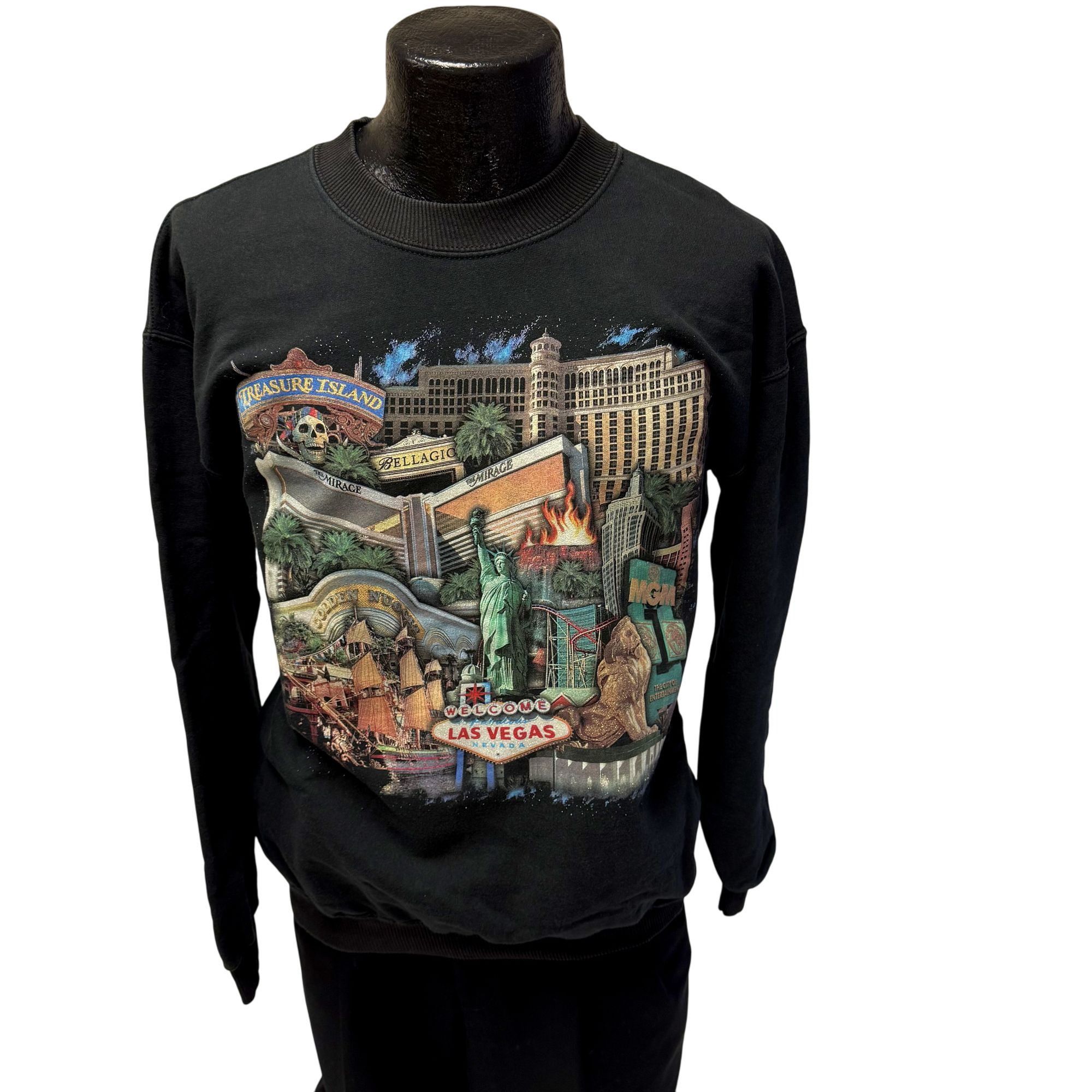 Other Vtg LAS VEGAS STRIP Treasure Island Bellagio Mirage Casinos Size US L / EU 52-54 / 3 - 2 Thumbnail