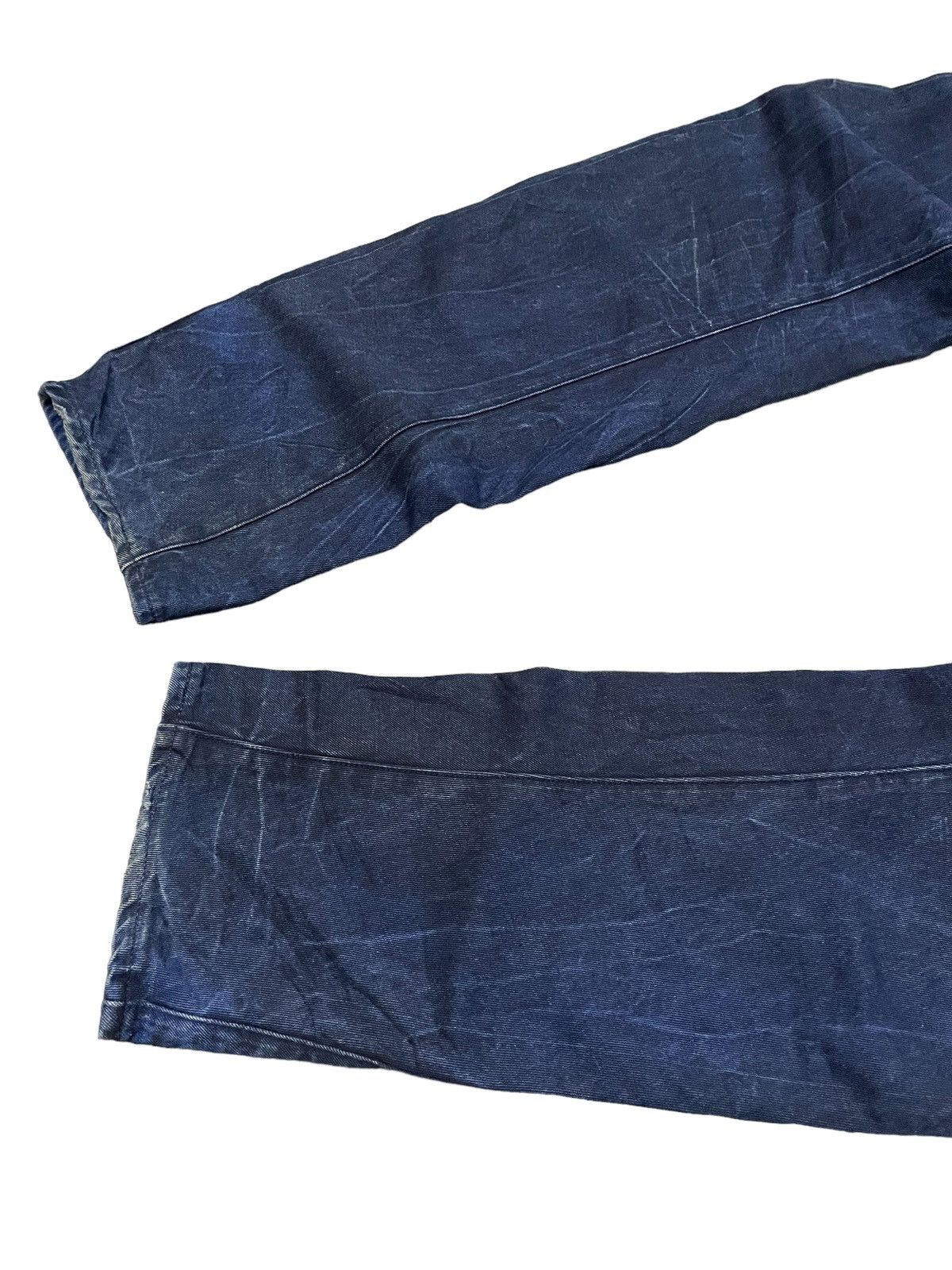 G-Star × Hysteric Glamour G Star Raw Engineered Curved Leg Crash Distressed Jeans Size US 30 / EU 46 - 16 Thumbnail