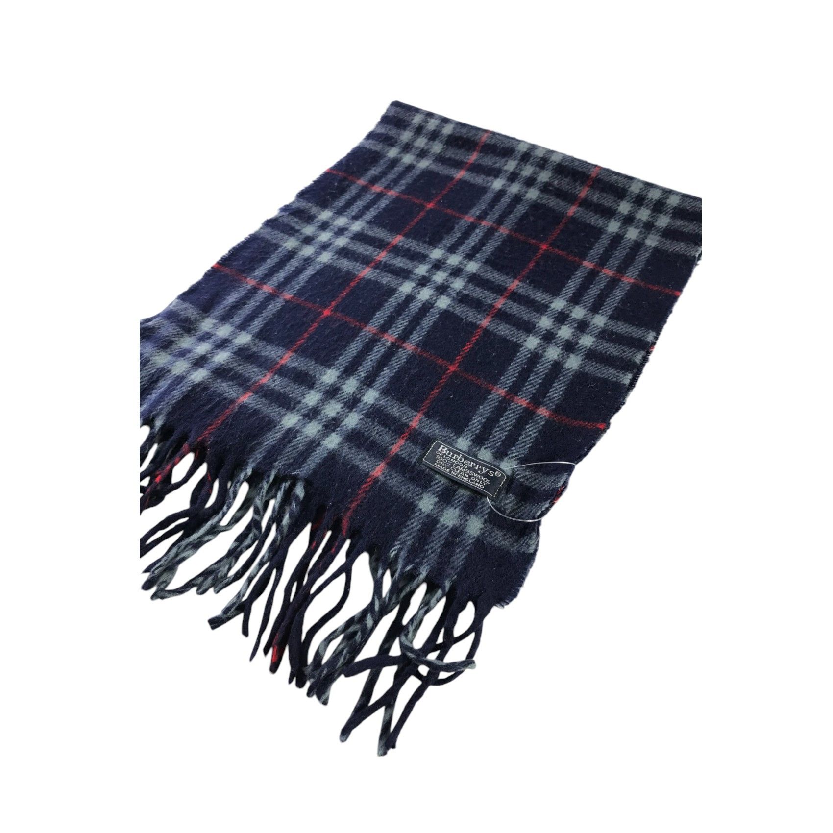 Burberry × Vintage Burberry Scarf / Muffler / Neckwear - WW1874 Size ONE SIZE - 3 Thumbnail