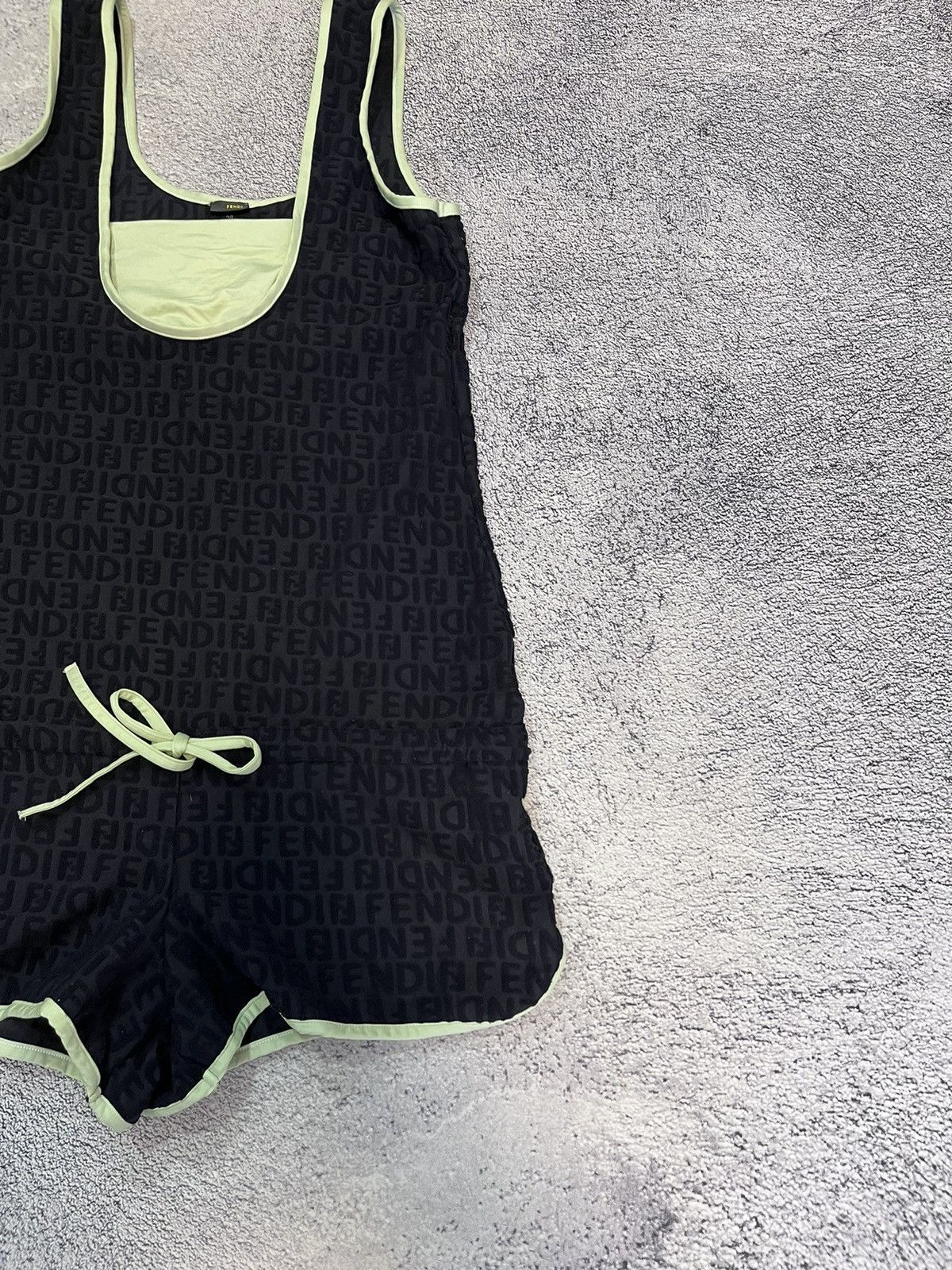 Fendi Fendi Women’s Monogram Romper Bodysuit Black Size 38 IT Size 26" / US 2 / IT 38 - 8 Thumbnail