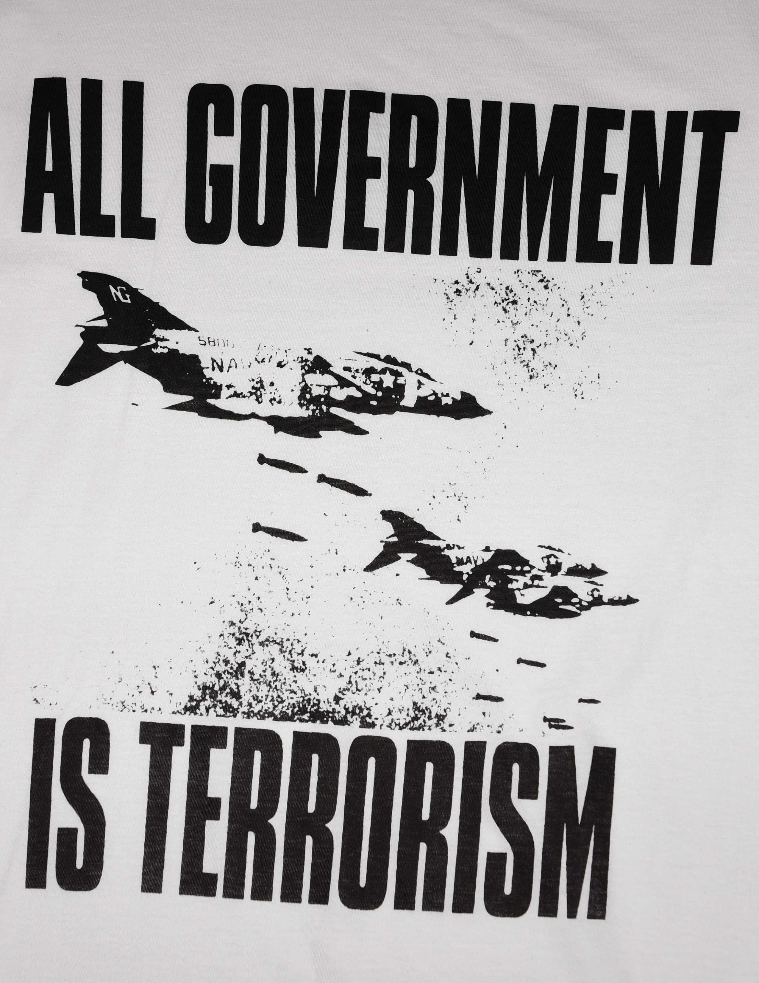 Punk and Yo Maggot Death 'GOV TERROR' Tee Size US XL / EU 56 / 4 - 3 Thumbnail