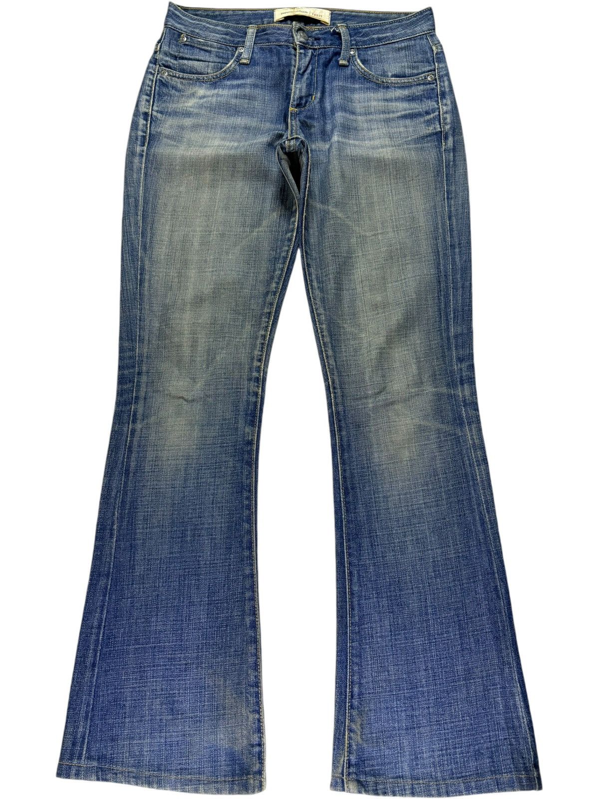 Japanese Brand × Paper Denim & Cloth Vintage USA Paper Denim Clothes Mud Wash Flare Jeans Size 30" / US 8 / IT 44 - 1 Thumbnail