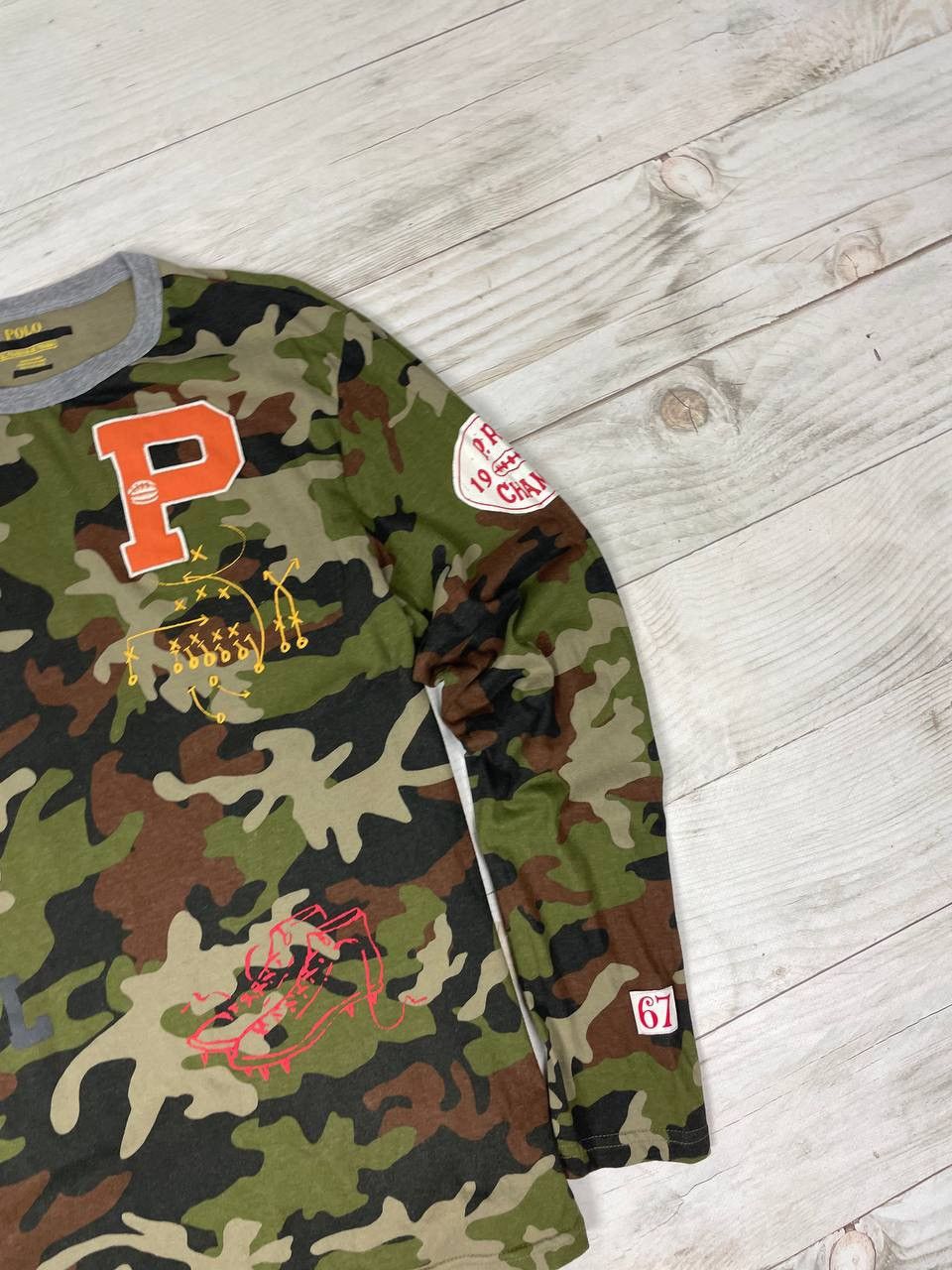 Polo Ralph Lauren Polo Ralph Lauren T-Shirt Long Sleeve Camo Size US M / EU 48-50 / 2 - 6 Thumbnail