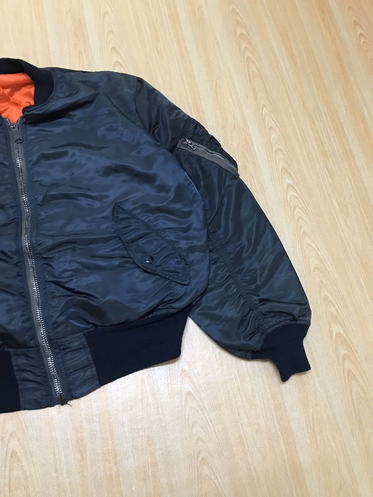 Other Vintage Military Ma1 Flyers Man USAF Bomber Jacket Size US L / EU 52-54 / 3 - 5 Thumbnail