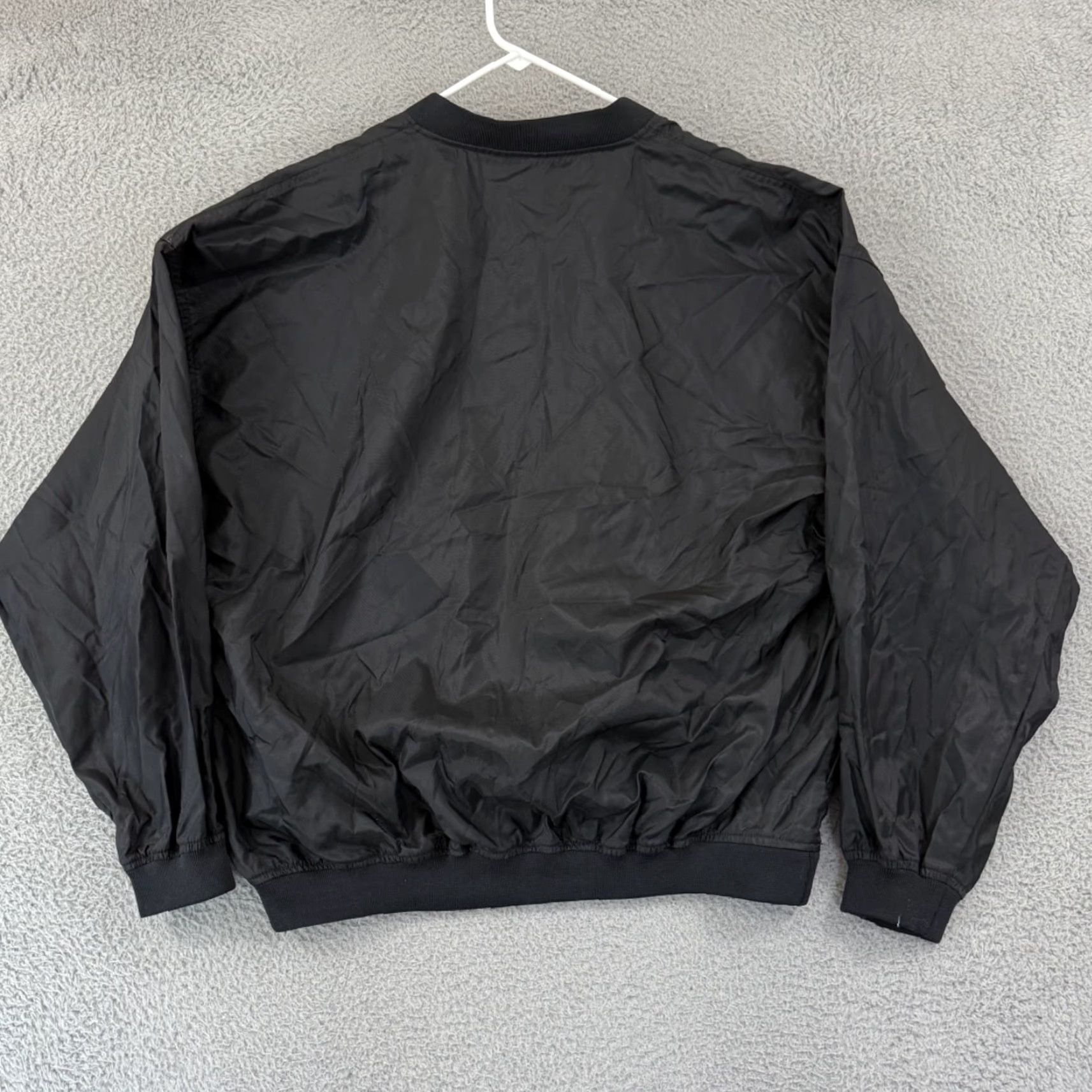 Fruit Of The Loom VINTAGE Windbreaker Mens XL Black 90s NFL Football Super Bowl XXXI Football Nike Shirt Size US XL / EU 56 / 4 - 7 Thumbnail