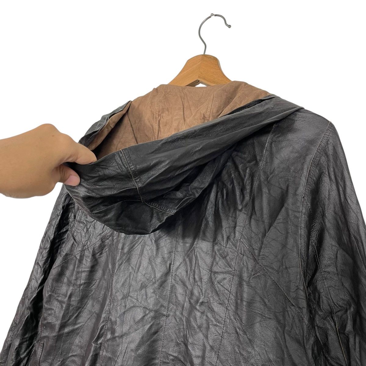 Other Kircilar Hoode Leather Coat Size US M / EU 48-50 / 2 - 9 Thumbnail