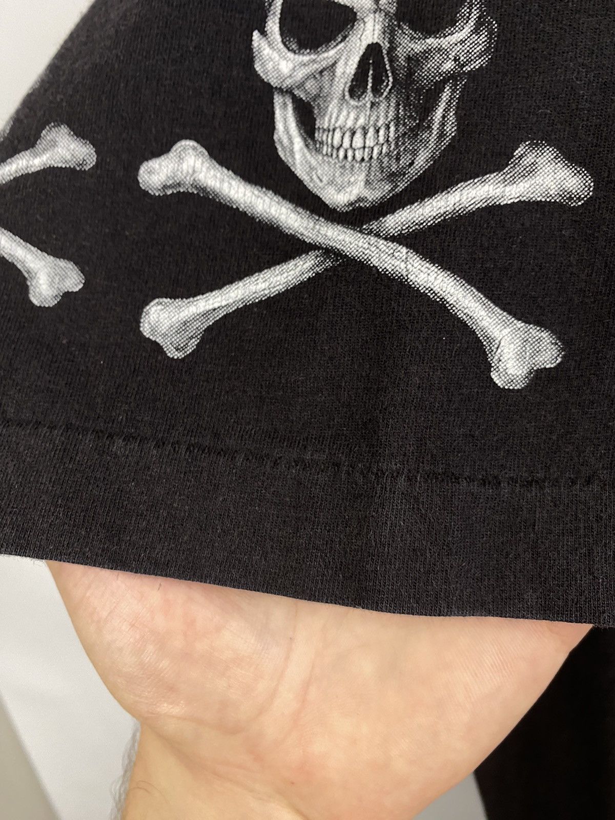 4GSELLER 💀 Vintage 90s Skull Death Pirate Bones Rare T-Shirt Retro Size US M / EU 48-50 / 2 - 6 Thumbnail