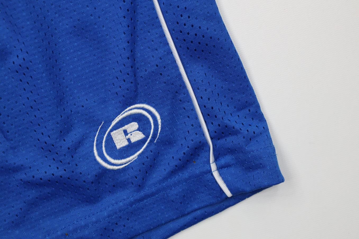 Russell Athletic Vintage 90s Russell Athletic Logo Above Knee Mesh Shorts Size US 30 / EU 46 - 5 Thumbnail
